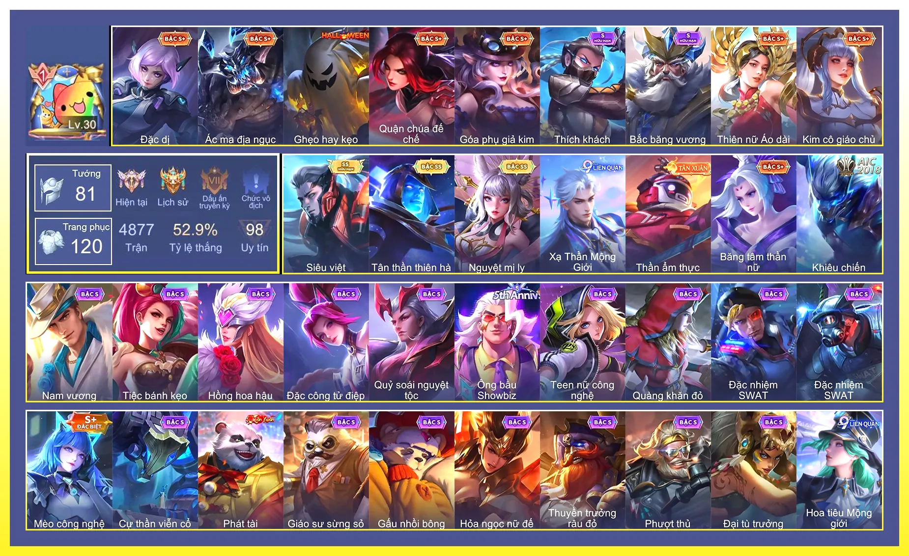 Murad Siêu việt, Tulen Tân Thần Thiên Hà, Liliana Nguyệt mị ly|…