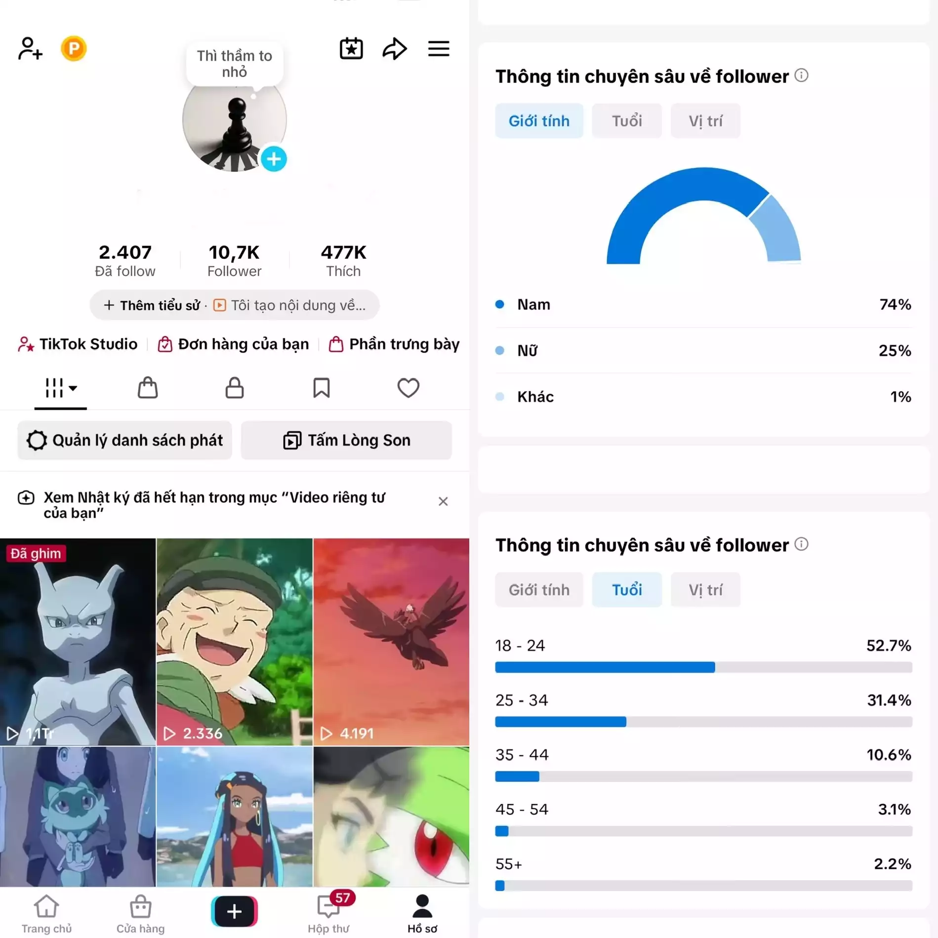 Account TikTok thật, chất lượng cao – tương tác mượt, lên xu hướng dễ. Đổi được Tên - Avt - Username. Trắng thông tin, hỗ trợ liên kết thông tin chính chủ.