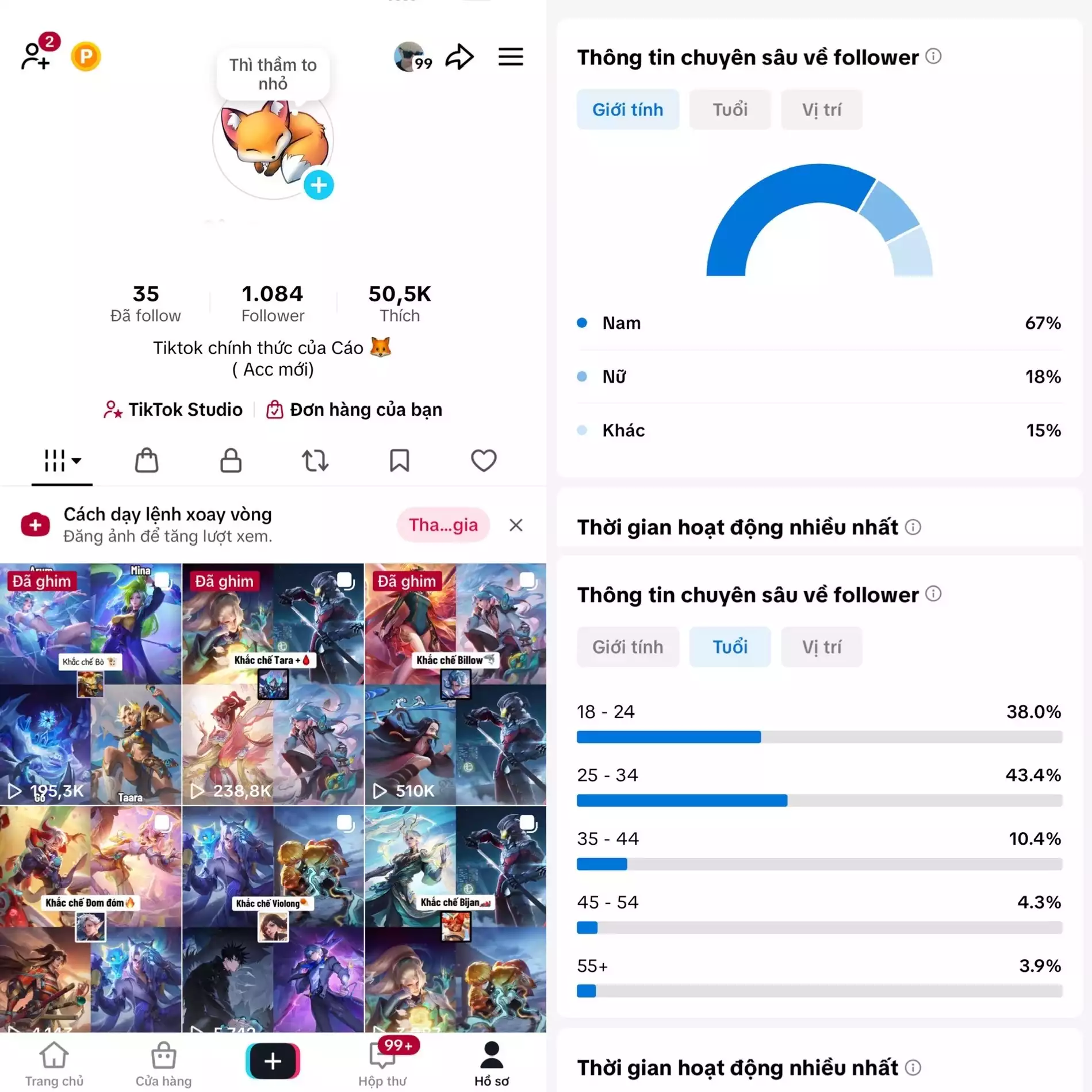Account TikTok thật, chất lượng cao – tương tác mượt, lên xu hướng dễ. Đổi được Tên - Avt - Username. Trắng thông tin, hỗ trợ liên kết thông tin chính chủ.