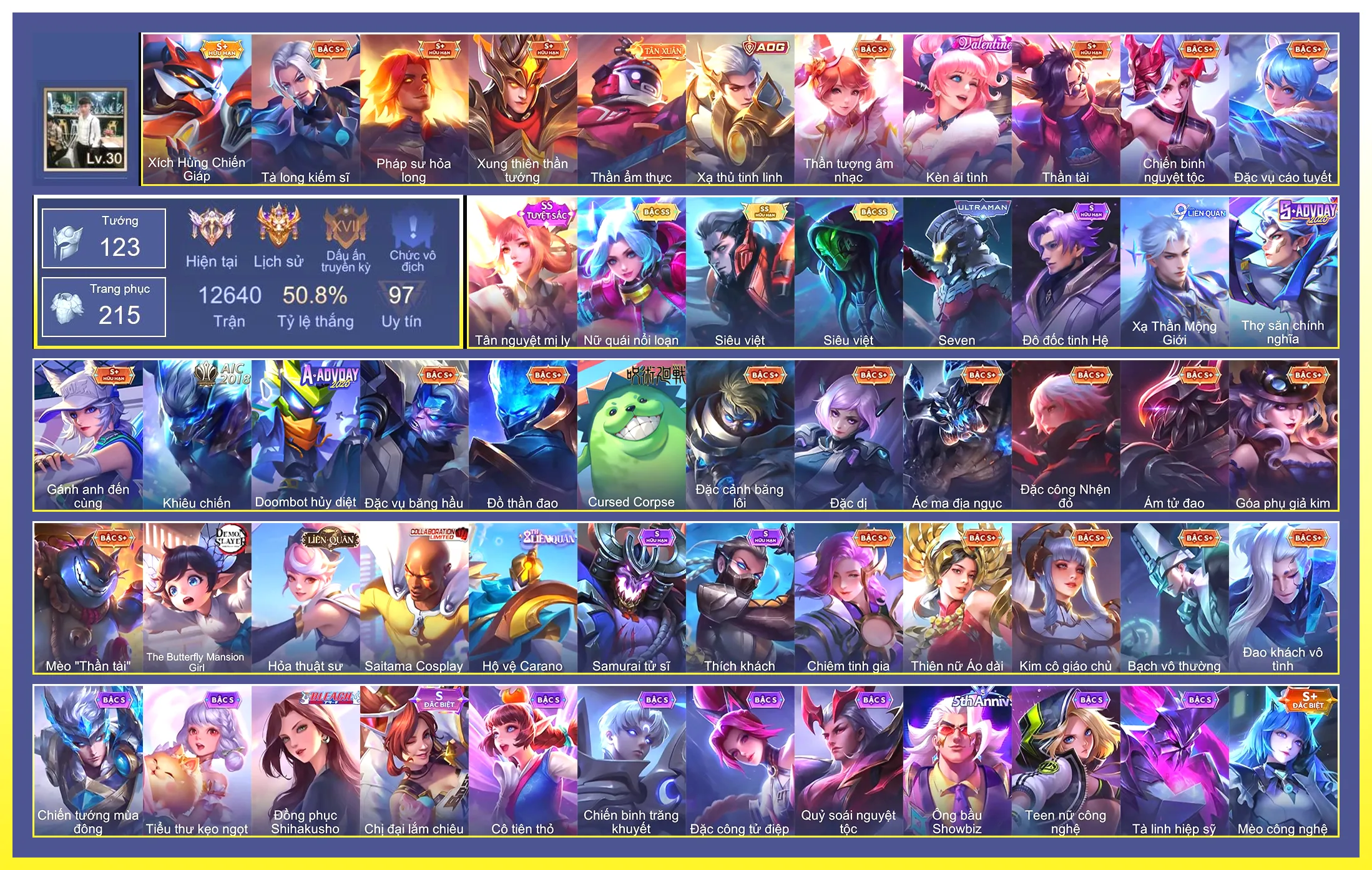 Murad Siêu việt, Butterfly Nữ Quái Nổi Loạn, Raz Siêu việt, Li….