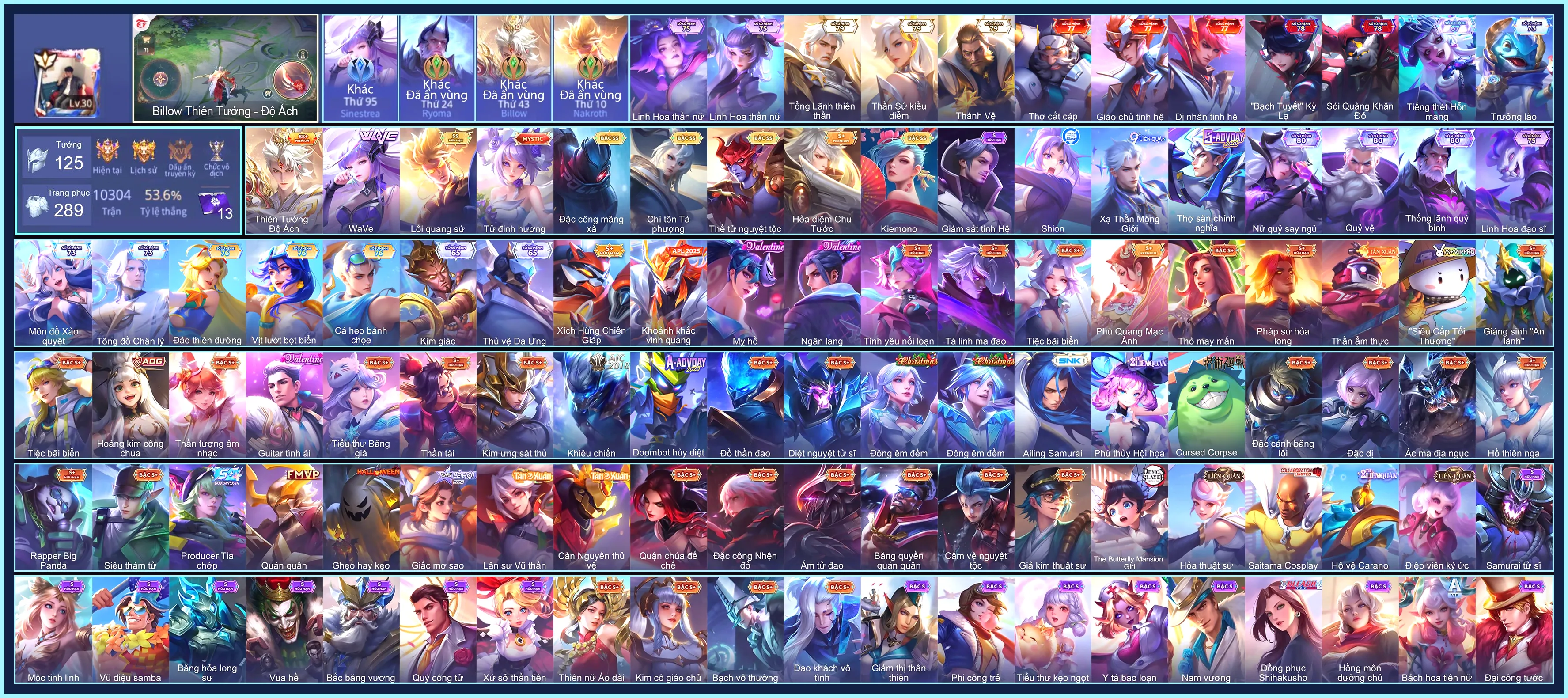 MÁC CHIẾN THẦN, Nakroth Lôi Quang Sứ, Zata Chí tôn Tà Phượng, Quillen Đặc công mãng xà, Sinestrea WaVe, Billow Thiên Tướng - Độ Ách