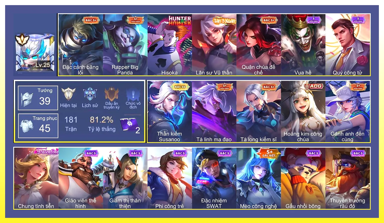 Richter Kiếm thần Susanoo…Trắng thông tin không liên kết