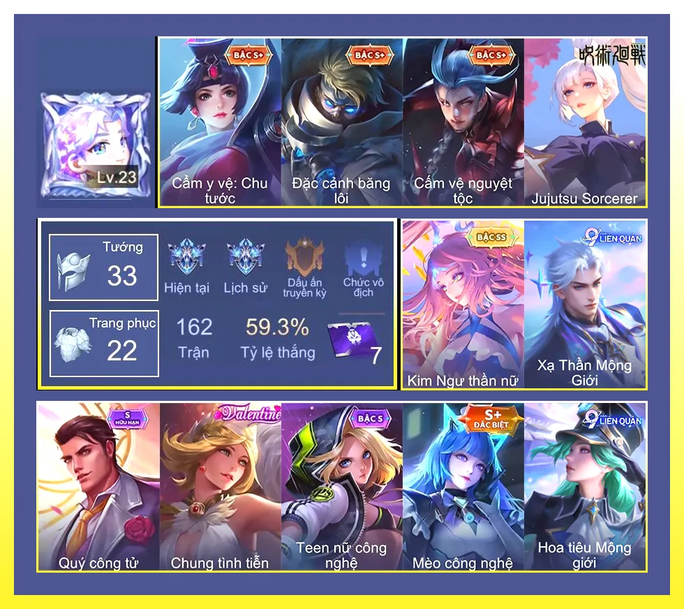 Butterfly Kim ngư thần nữ…Trắng thông tin không liên kết