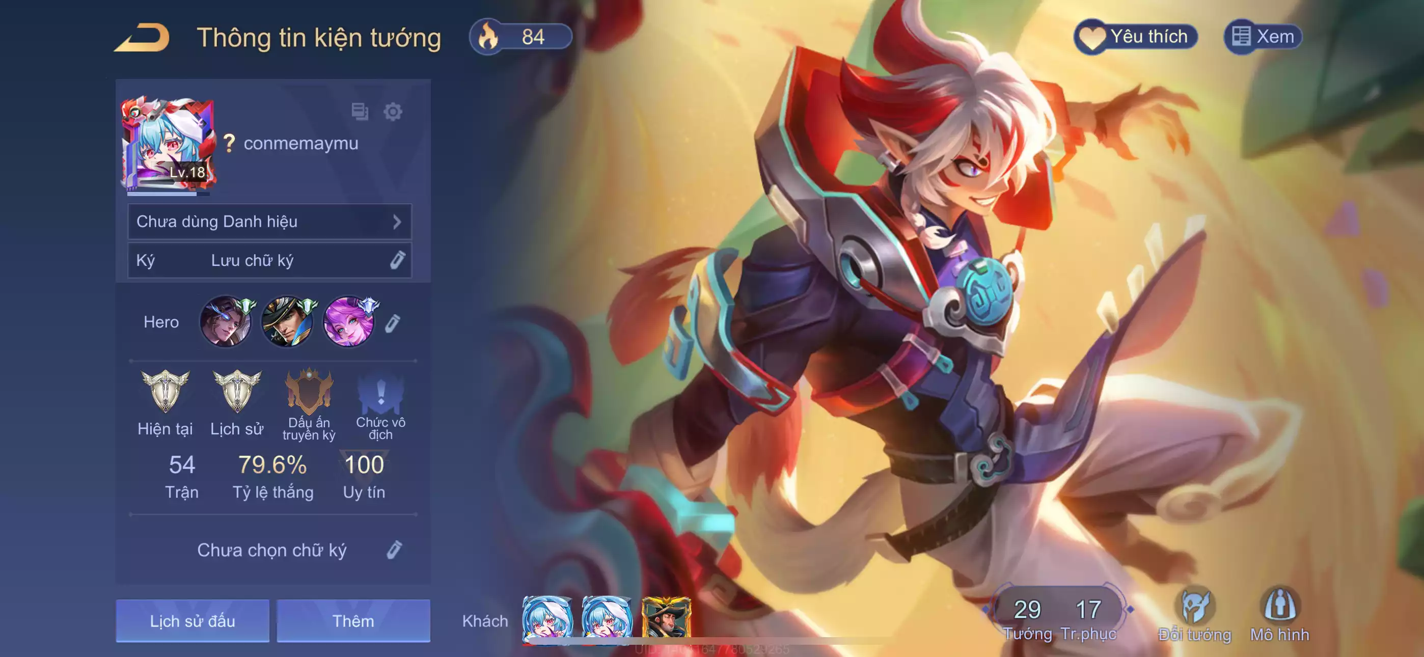 Ngộ Không Tân niên Võ Thần…Trắng thông tin không liên kết