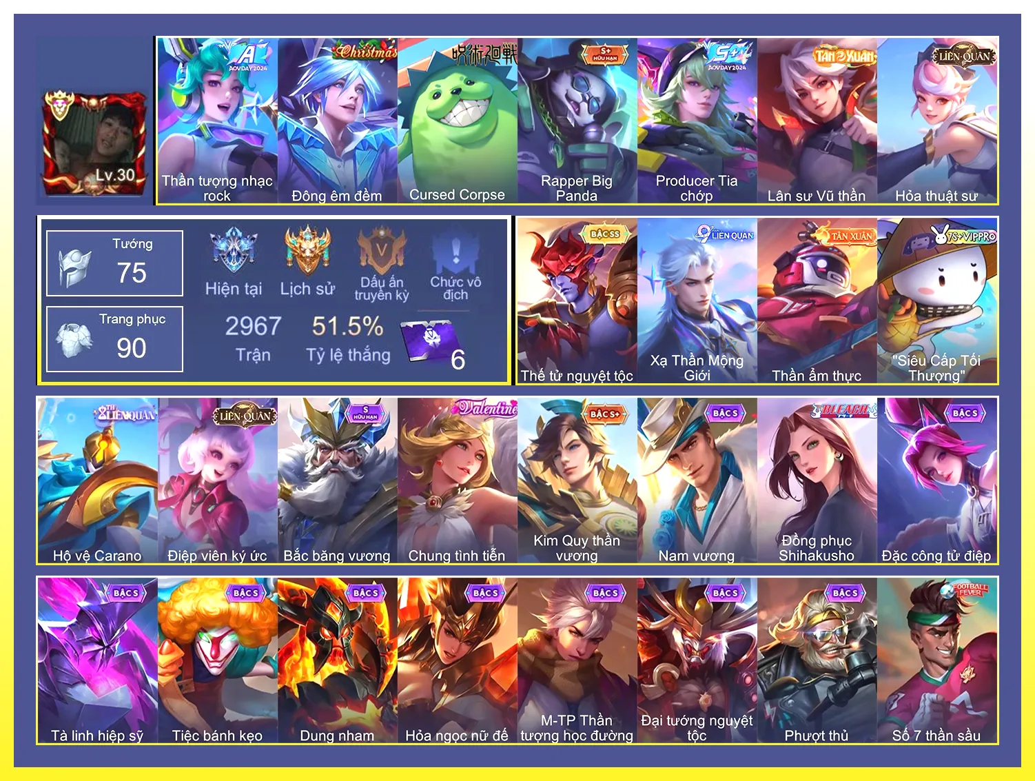 Yorn Thế Tử Nguyệt Tộc…Trắng thông tin không liên kết