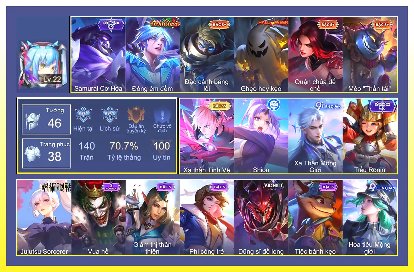 Laville Xạ Thần Tinh Vệ…Trắng thông tin không liên kết