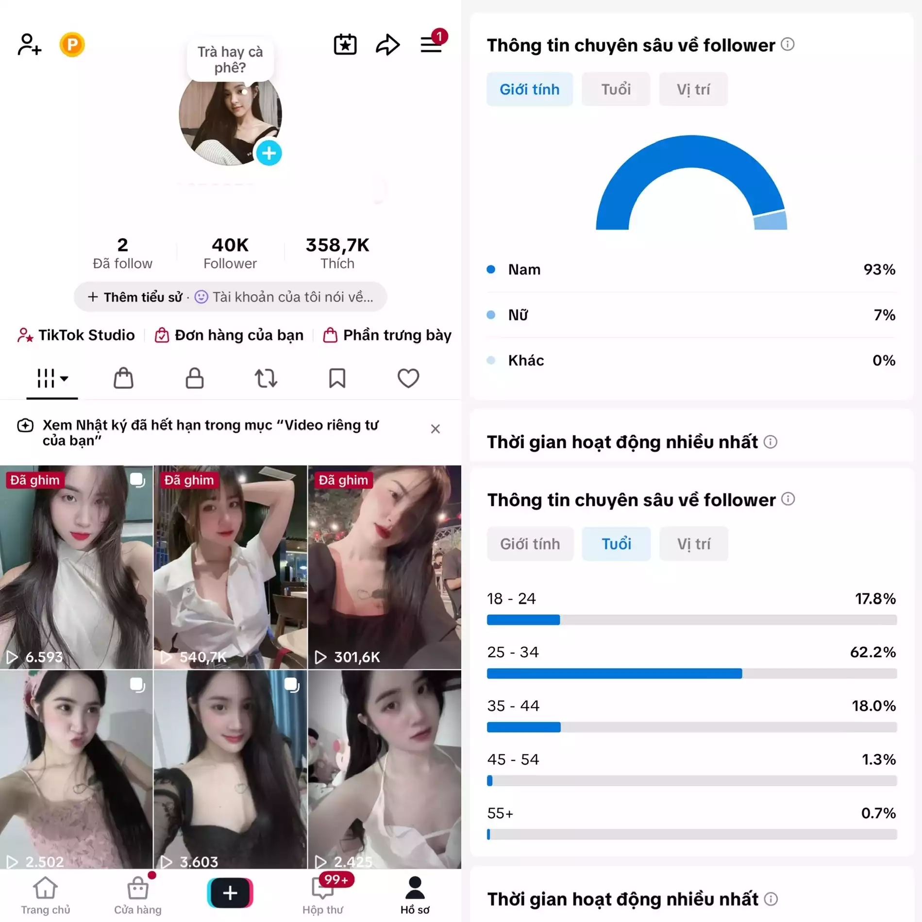 Account TikTok thật, chất lượng cao – tương tác mượt, lên xu hướng dễ. Đổi được Tên - Avt - Username. Trắng thông tin, hỗ trợ liên kết thông tin chính chủ.
