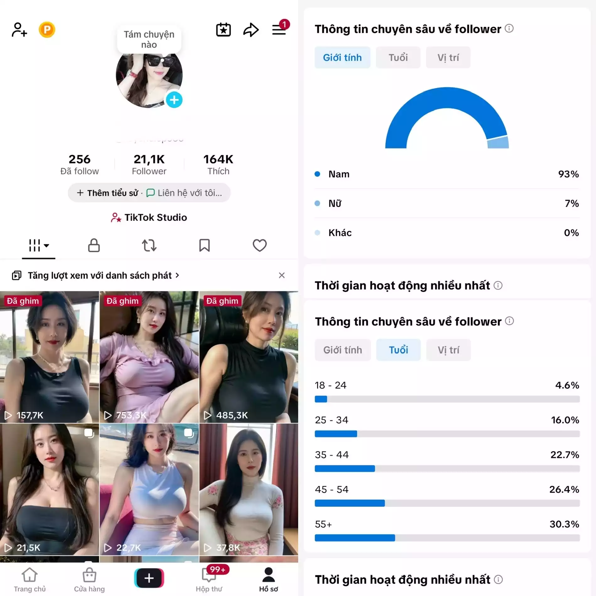 Account TikTok thật, chất lượng cao – tương tác mượt, lên xu hướng dễ. Đổi được Tên - Avt - Username. Trắng thông tin, hỗ trợ liên kết thông tin chính chủ.