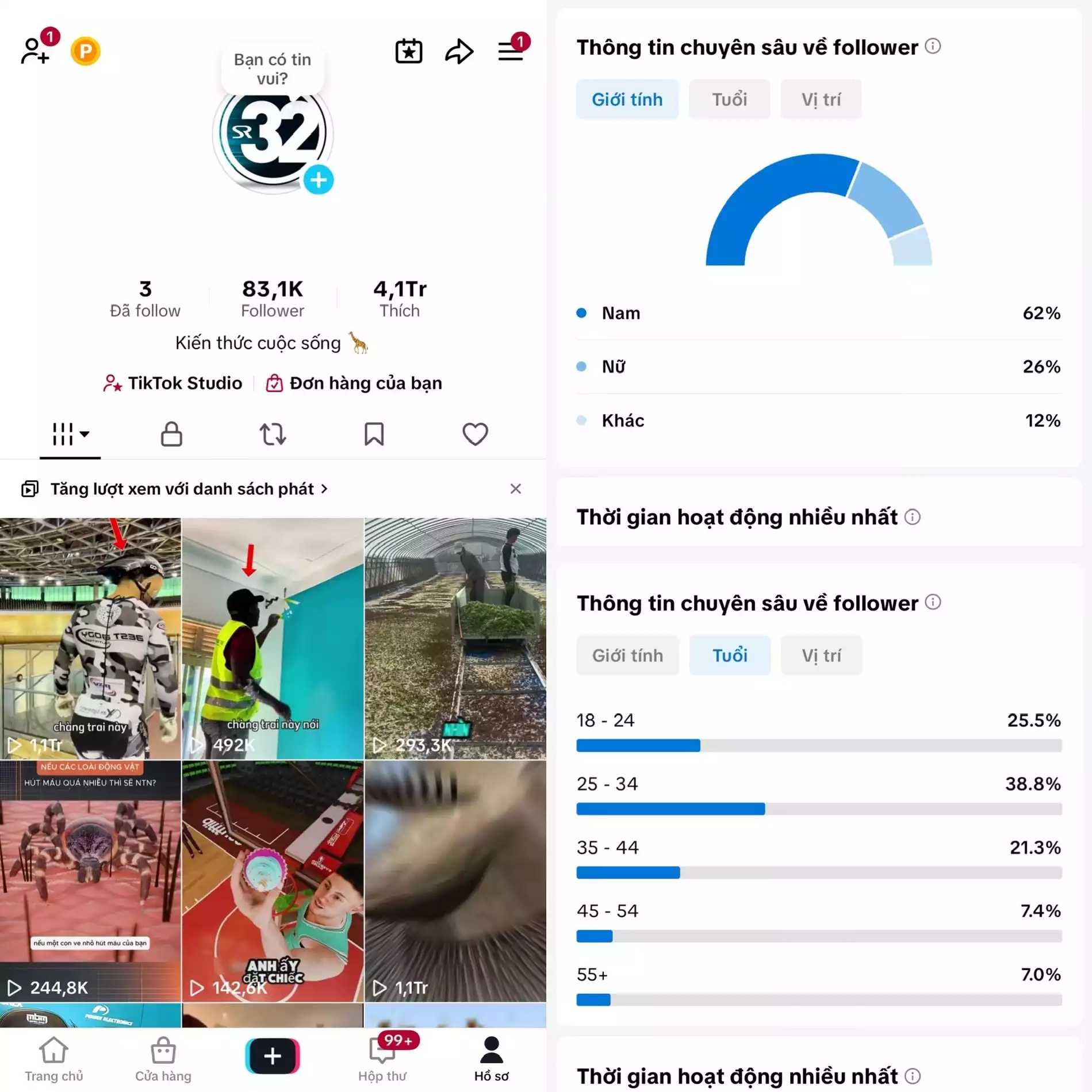 Account TikTok thật, chất lượng cao – tương tác mượt, lên xu hướng dễ. Đổi được Tên - Avt - Username. Trắng thông tin, hỗ trợ liên kết thông tin chính chủ.