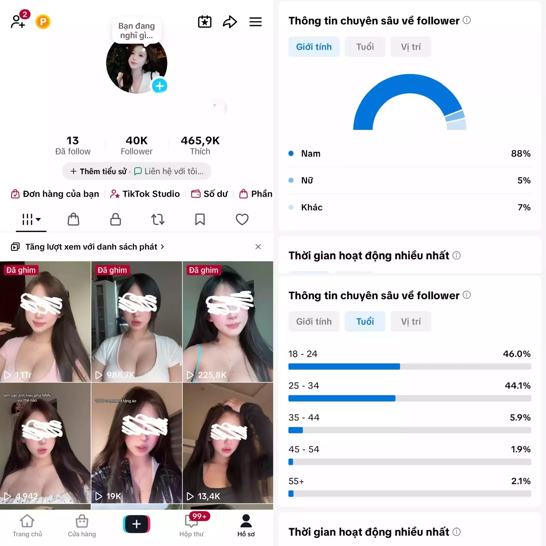 Account TikTok thật, chất lượng cao – tương tác mượt, lên xu hướng dễ. Đổi được Tên - Avt - Username. Trắng thông tin, hỗ trợ liên kết thông tin chính chủ.