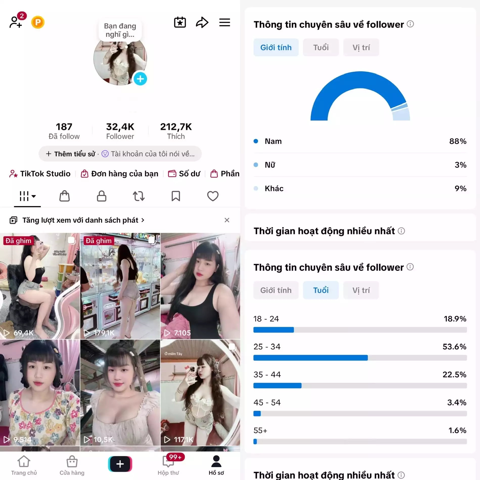 Account TikTok thật, chất lượng cao – tương tác mượt, lên xu hướng dễ. Đổi được Tên - Avt - Username. Trắng thông tin, hỗ trợ liên kết thông tin chính chủ.