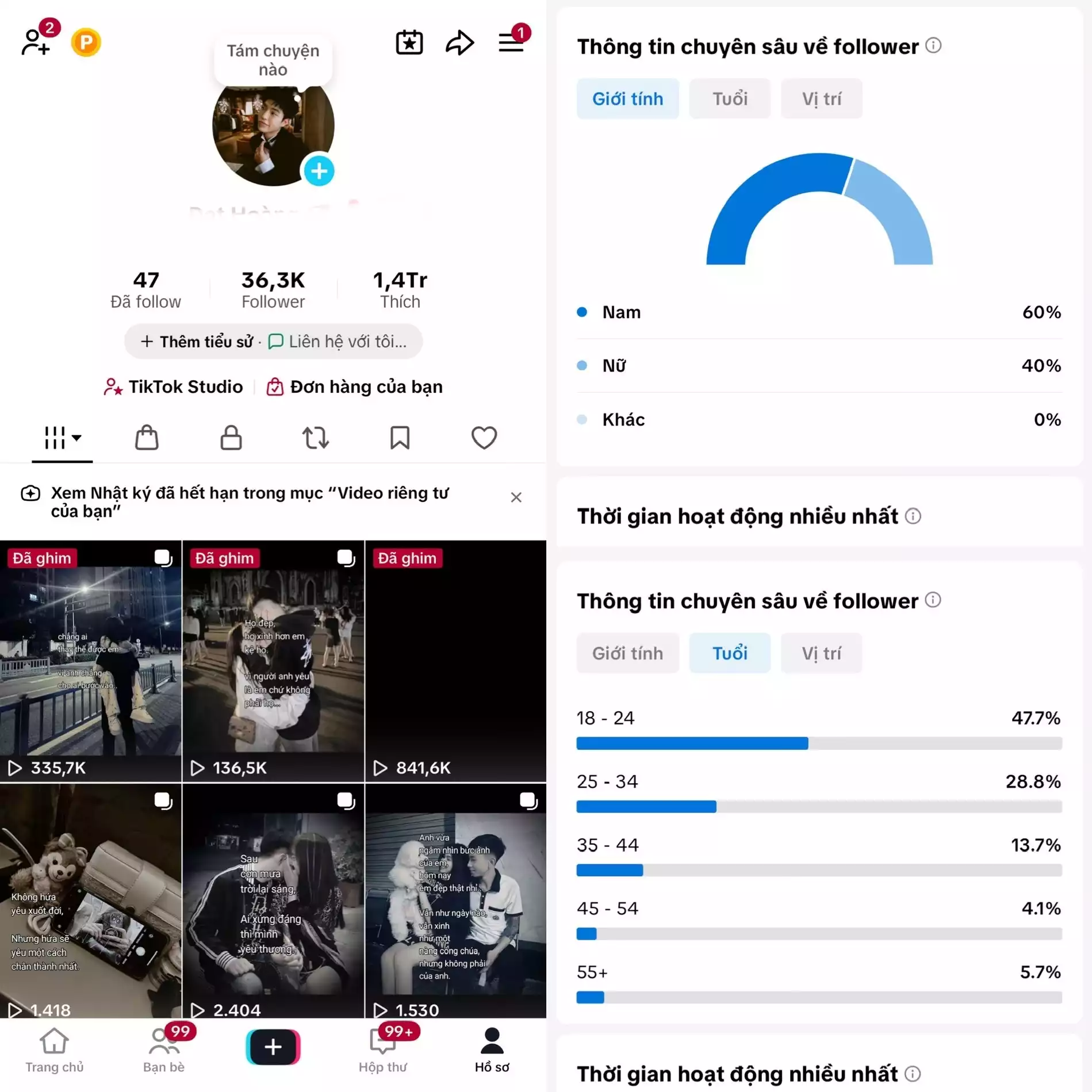 Account TikTok thật, chất lượng cao – tương tác mượt, lên xu hướng dễ. Đổi được Tên - Avt - Username. Trắng thông tin, hỗ trợ liên kết thông tin chính chủ.