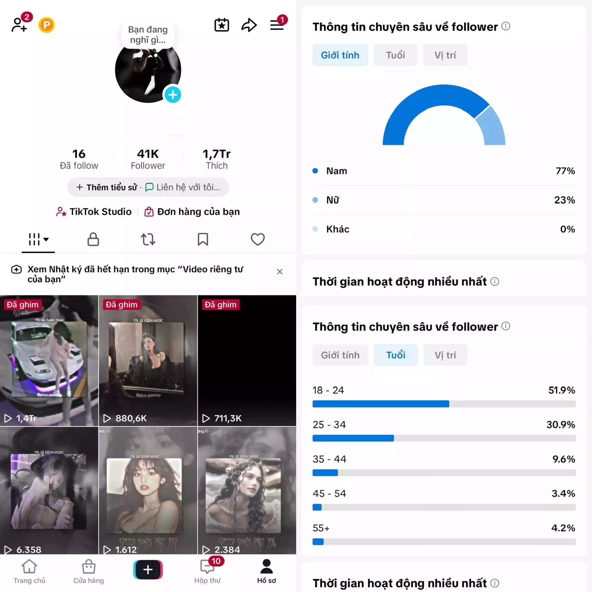 Account TikTok thật, chất lượng cao – tương tác mượt, lên xu hướng dễ. Đổi được Tên - Avt - Username. Trắng thông tin, hỗ trợ liên kết thông tin chính chủ.