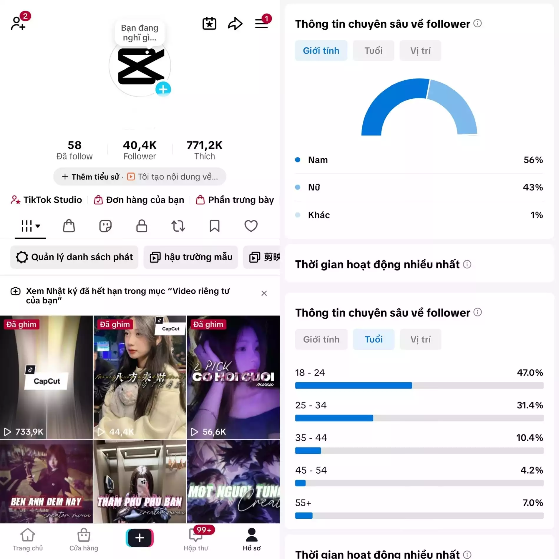 Account TikTok thật, chất lượng cao – tương tác mượt, lên xu hướng dễ. Đổi được Tên - Avt - Username. Trắng thông tin, hỗ trợ liên kết thông tin chính chủ.