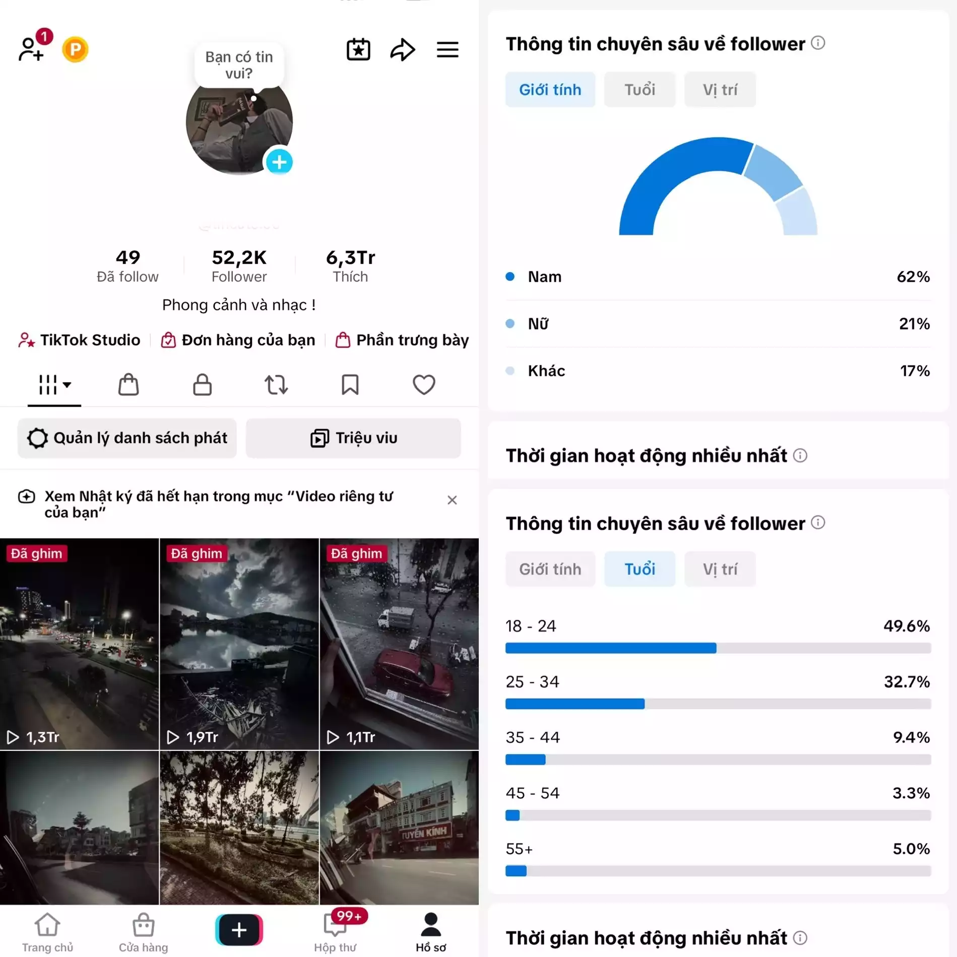 Account TikTok thật, chất lượng cao – tương tác mượt, lên xu hướng dễ. Đổi được Tên - Avt - Username. Trắng thông tin, hỗ trợ liên kết thông tin chính chủ.