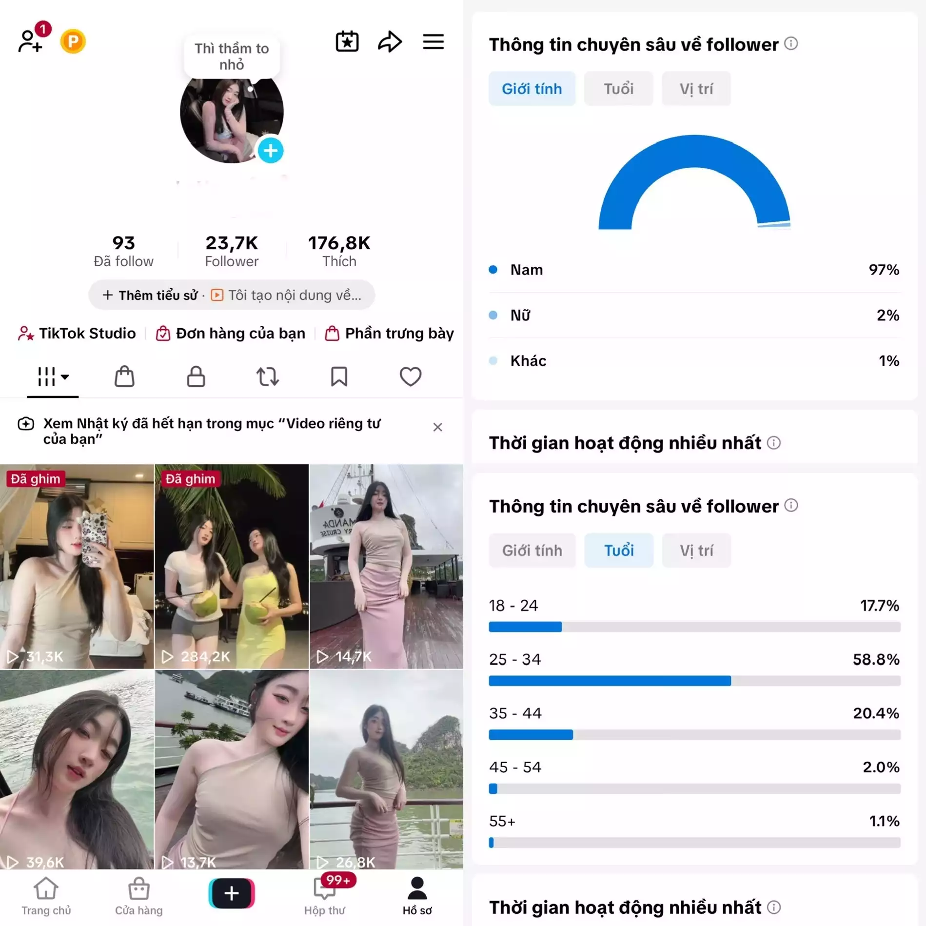 Account TikTok thật, chất lượng cao – tương tác mượt, lên xu hướng dễ. Đổi được Tên - Avt - Username. Trắng thông tin, hỗ trợ liên kết thông tin chính chủ.