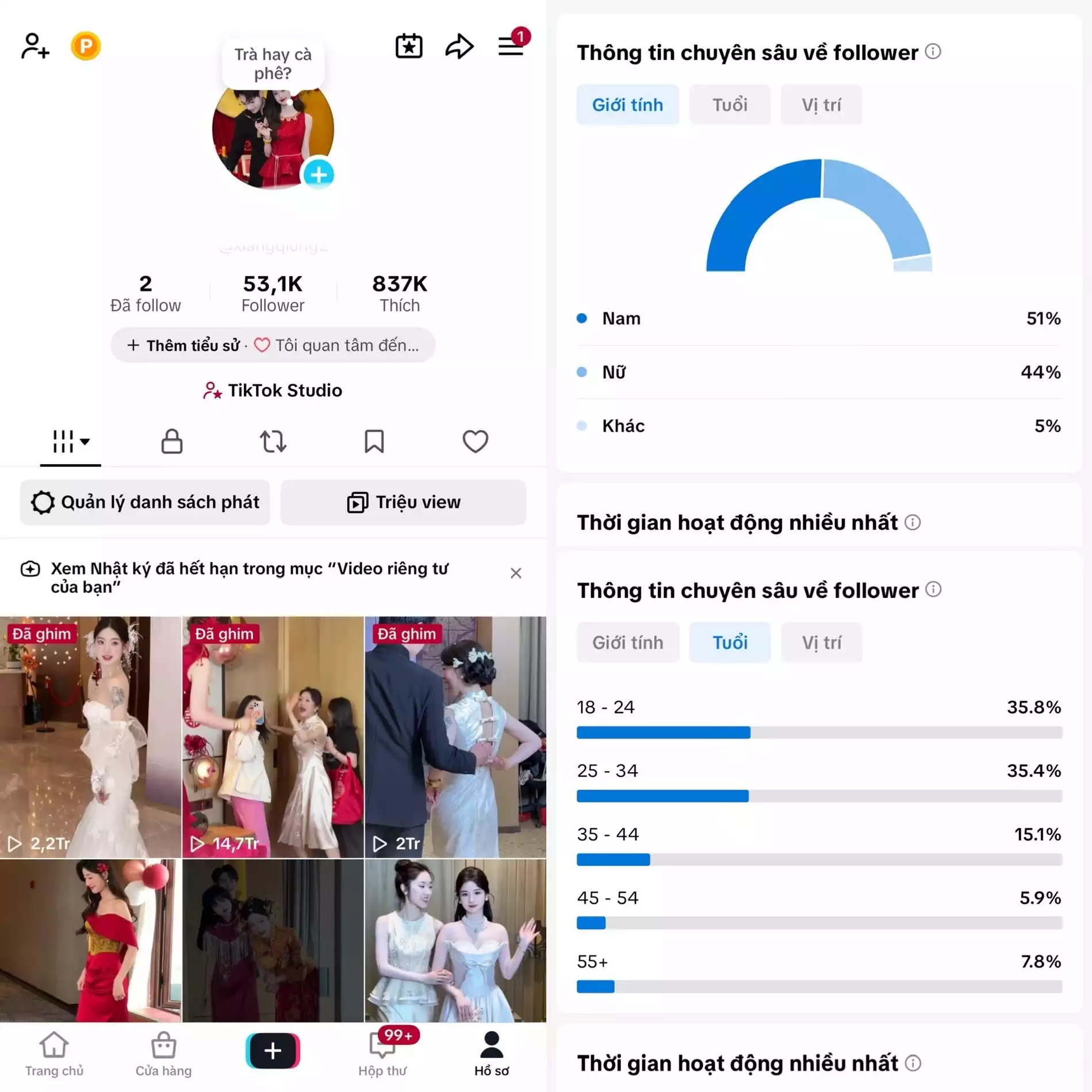 Account TikTok thật, chất lượng cao – tương tác mượt, lên xu hướng dễ. Đổi được Tên - Avt - Username. Trắng thông tin, hỗ trợ liên kết thông tin chính chủ.