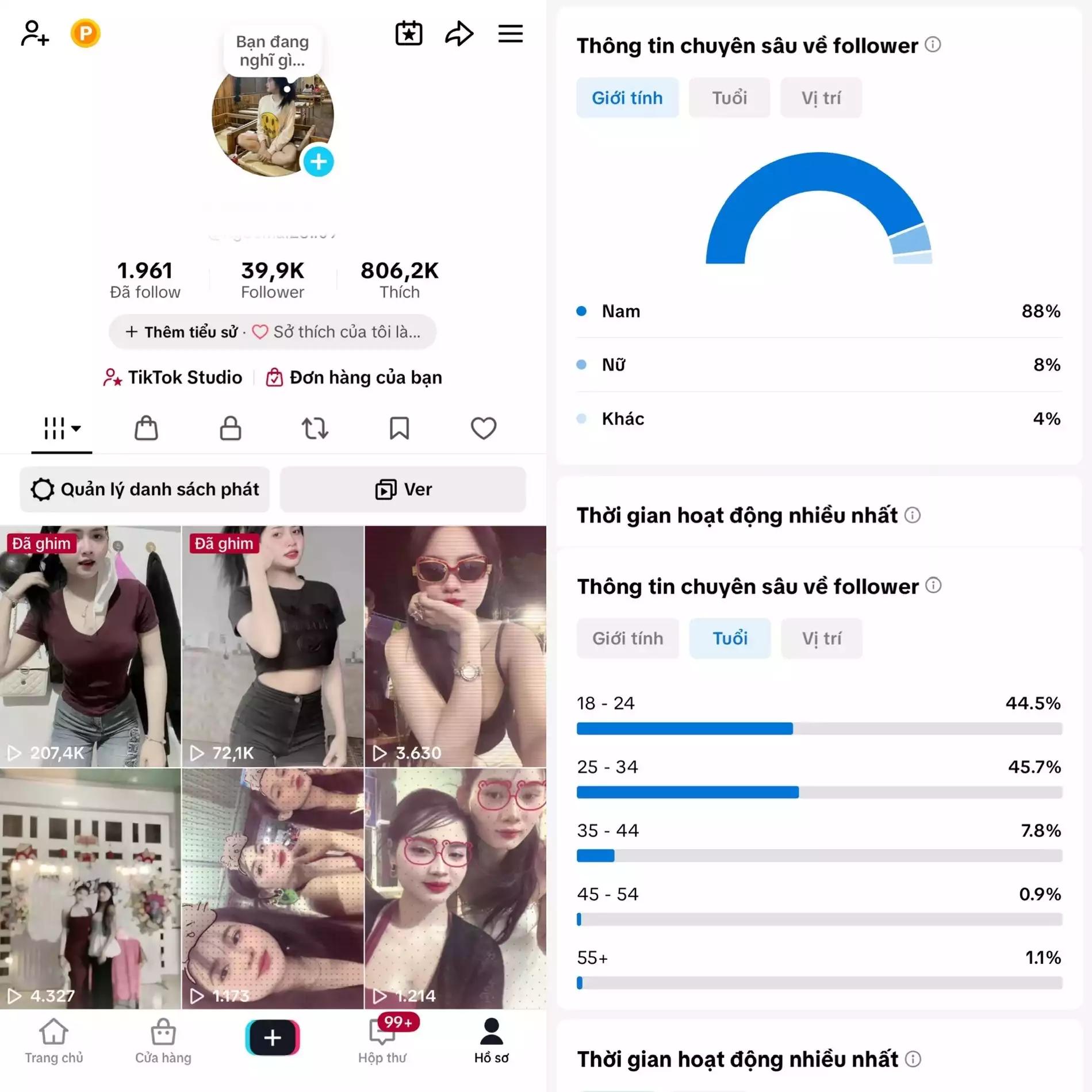 Account TikTok thật, chất lượng cao – tương tác mượt, lên xu hướng dễ. Đổi được Tên - Avt - Username. Trắng thông tin, hỗ trợ liên kết thông tin chính chủ.