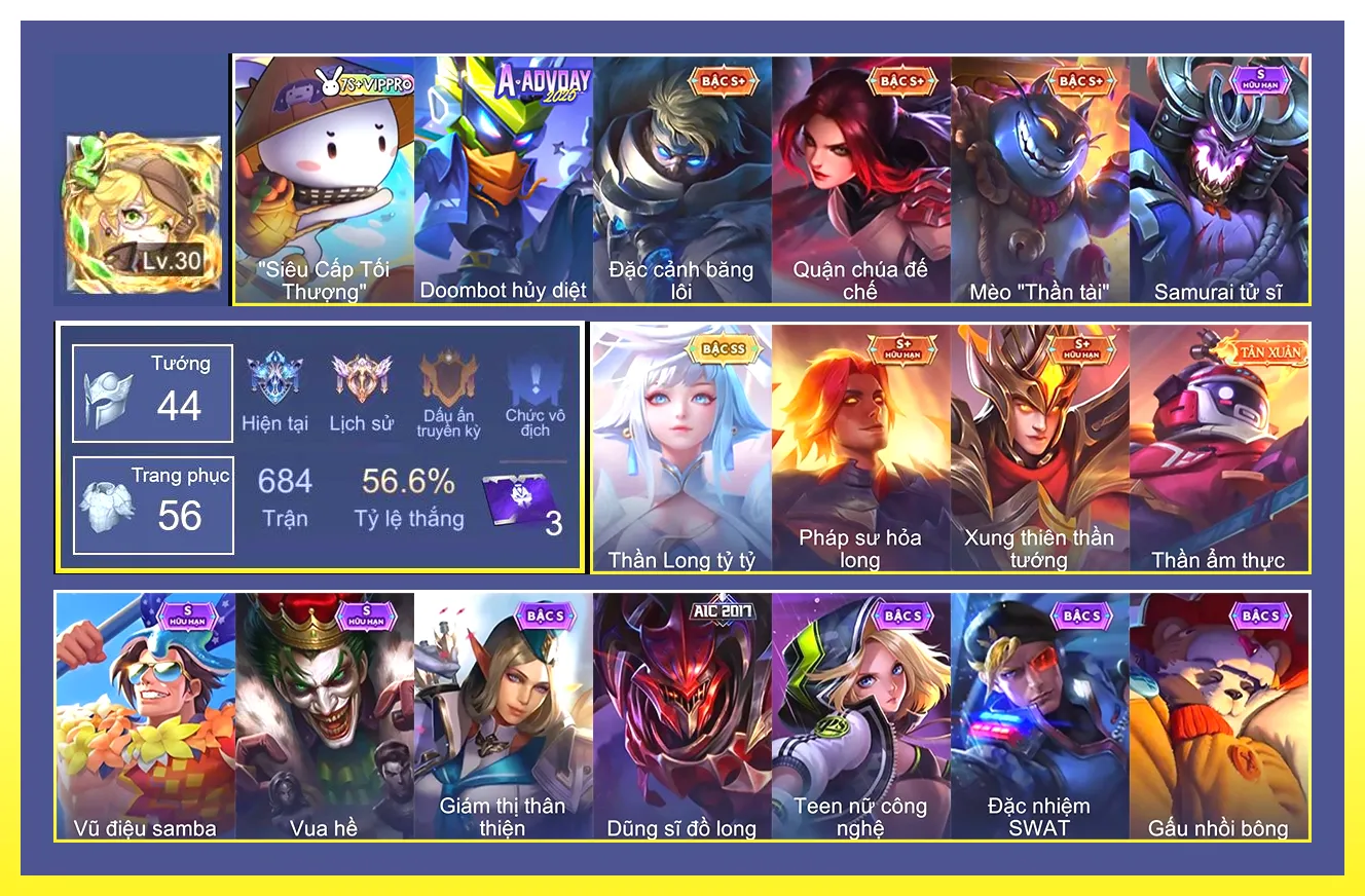 Violet Thần long tỷ tỷ…Trắng thông tin không liên kết