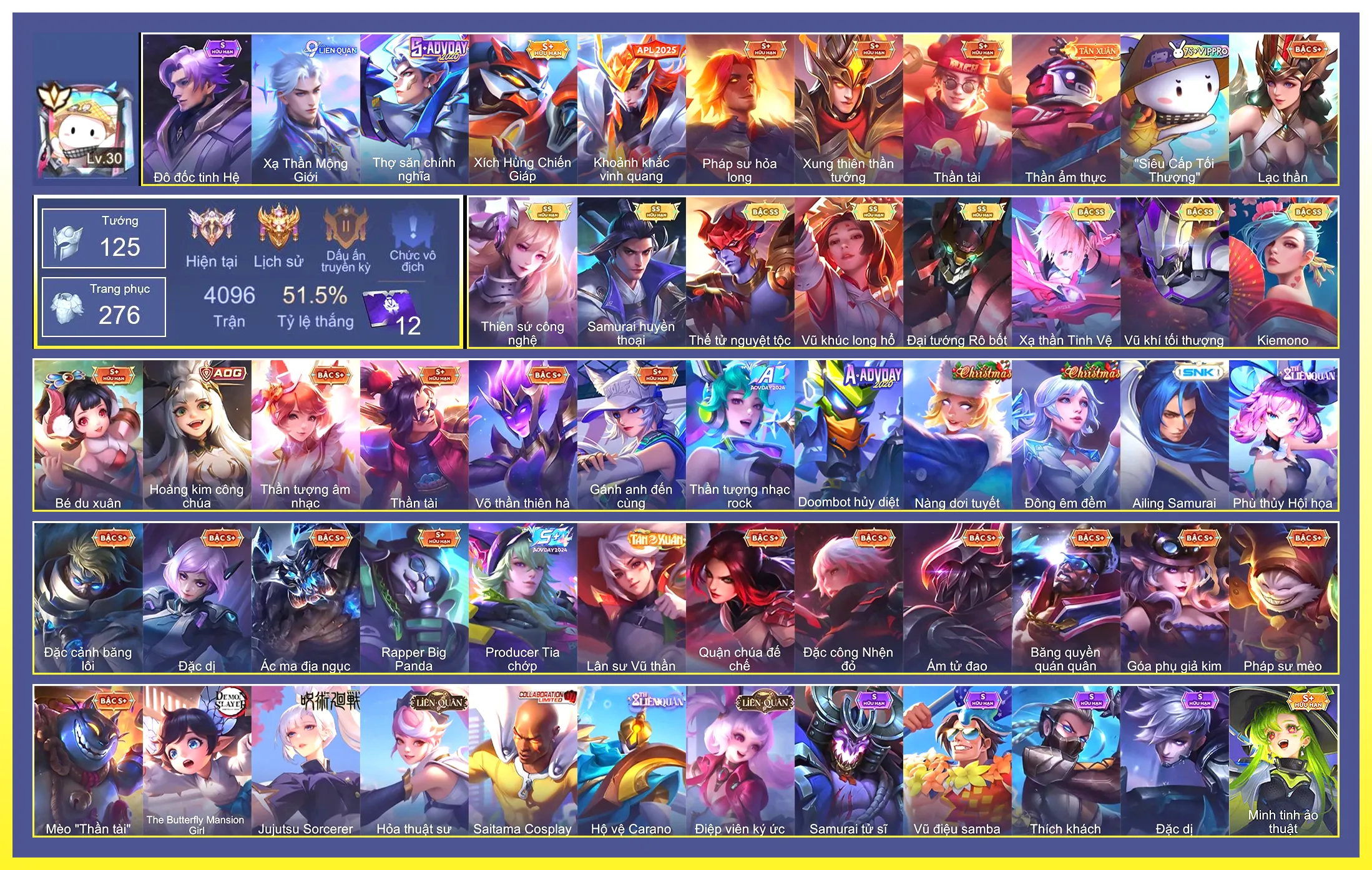 Valhein Vũ khí tối thượng, Yorn Thế Tử Nguyệt Tộc, Maloch Đại Tướng Robot, Ryoma Samurai Huyền thoại, Laville Xạ Thần Tinh Vệ, Airi Kiemono, Arum Vũ khúc long hổ, Lauriel thiên sứ công nghệ…Trắng thông tin không liên kết
