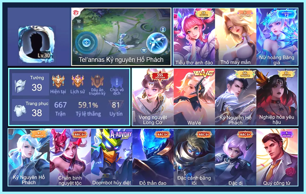 Natalya nghiệp hỏa yêu hậu, Liliana Tiểu thơ anh đào, Yena WaVe, Florentino Kỷ Nguyên Hổ Phách, Violet Vọng nguyệt Long Cơ... CHỈ CÀI SDT