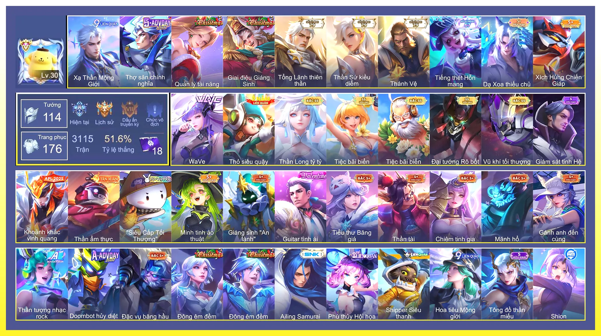 Valhein Vũ khí tối thượng, Violet Tiệc bãi biển, Violet Thần long tỷ tỷ, Maloch Đại Tướng Robot, Gildur Tiệc Bãi Biển, Sinestrea WaVe…