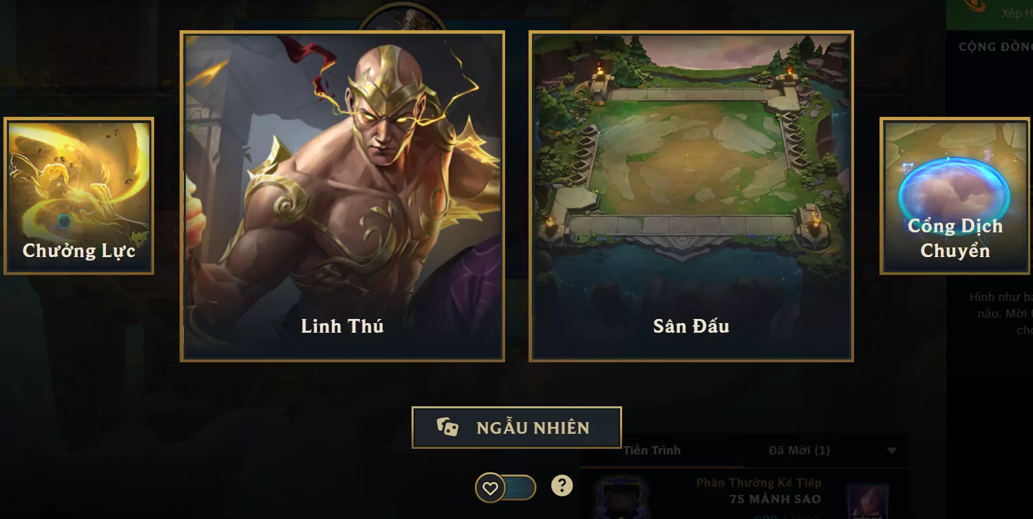 CLONE TFT: Leesin Tuyệt Vô Thần Đột Phá + Chưởng Lực, Chưa xác minh mail