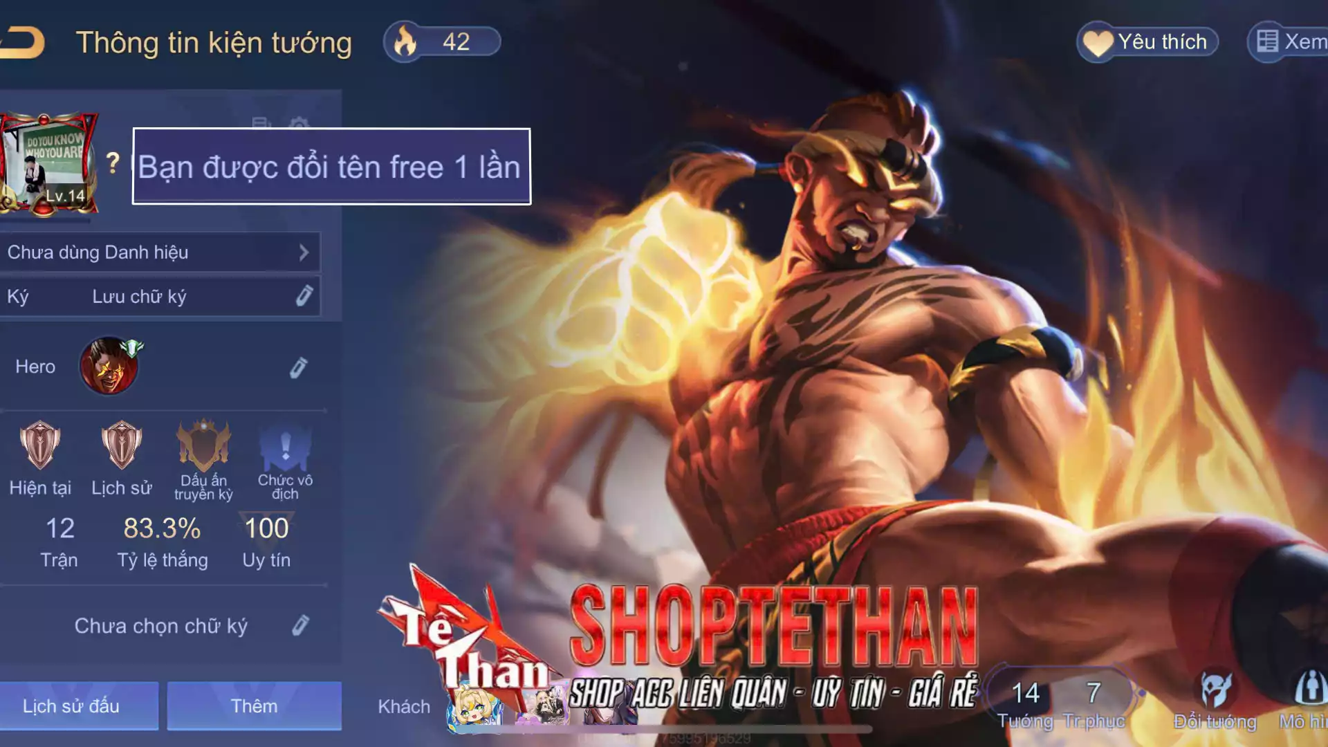 Raz Chiến thần Muay Thái...TRẮNG THÔNG TIN