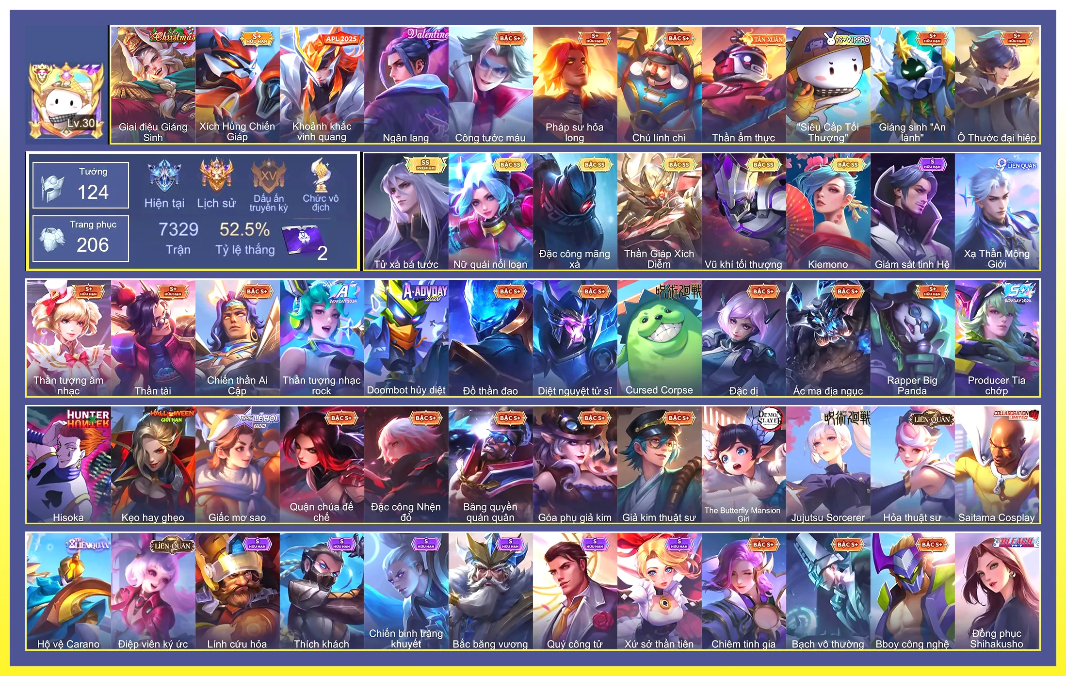 Valhein Vũ khí tối thượng, Butterfly Nữ Quái Nổi Loạn, Ngộ Không Thần Giáp Xích Diễm, Quillen Đặc công mãng xà, Paine Tử xà Bá tước, Airi Kiemono…