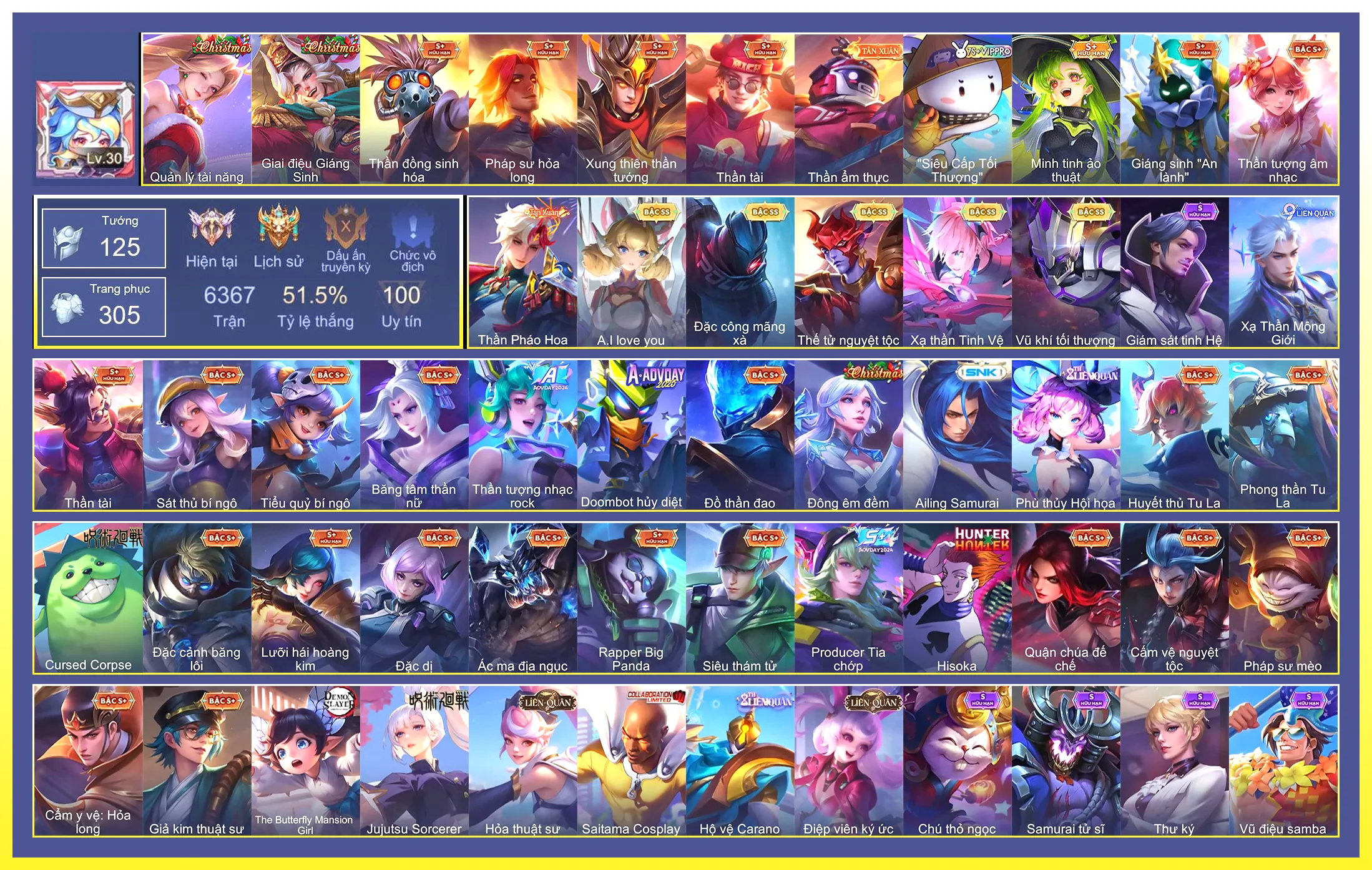 Valhein Vũ khí tối thượng, Veera A.I Love you, Yorn Thế Tử Nguyệt Tộc, Laville Xạ Thần Tinh Vệ, Quillen Đặc công mãng xà…