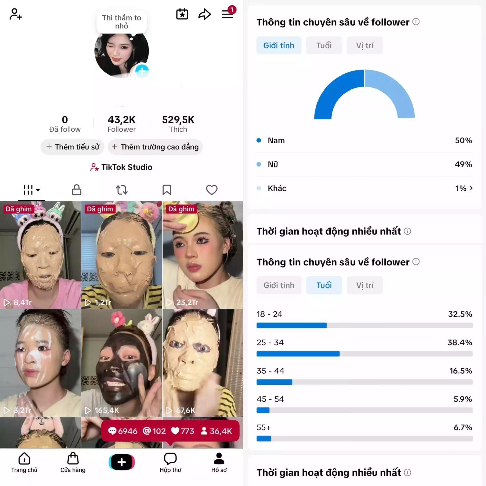 Account TikTok thật, chất lượng cao – tương tác mượt, lên xu hướng dễ. Đổi được Tên - Avt - Username. Trắng thông tin, hỗ trợ liên kết thông tin chính chủ.