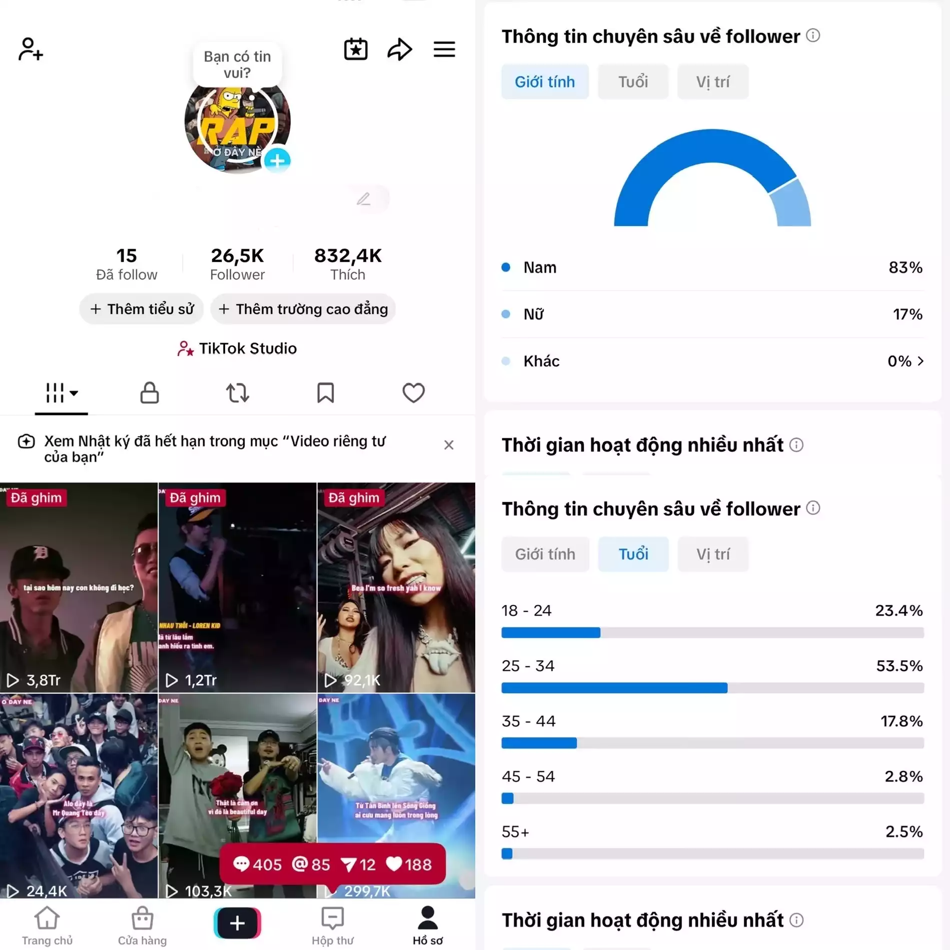 Account TikTok thật, chất lượng cao – tương tác mượt, lên xu hướng dễ. Đổi được Tên - Avt - Username. Trắng thông tin, hỗ trợ liên kết thông tin chính chủ.