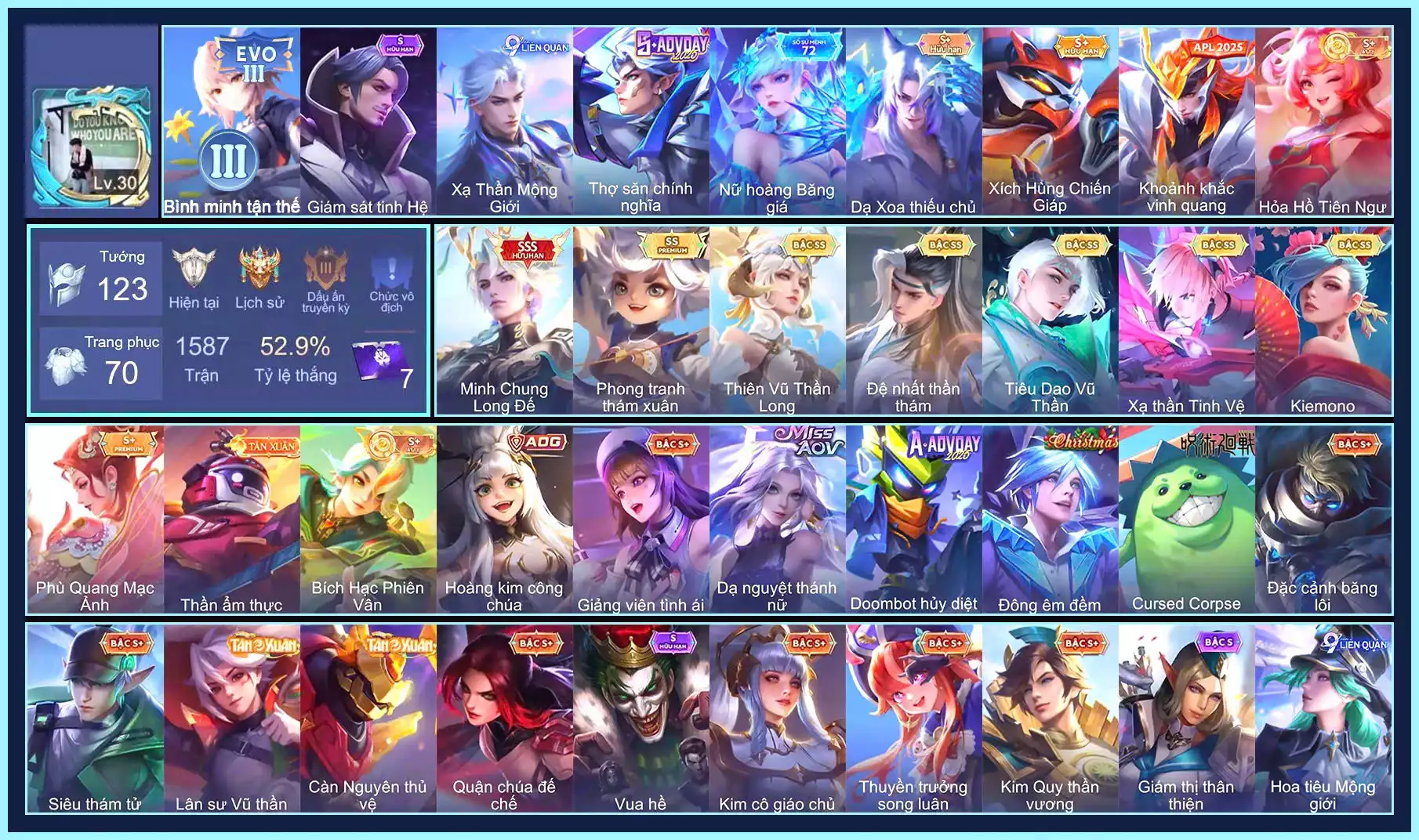 Triệu Vân Minh Chung Long Đế, TelAnnas Thiên Vũ Thần Long, Valhein Đệ nhất thần thám, Laville Xạ Thần Tinh Vệ, Tulen Tiêu Dao Vũ Thần, Fennik Phong Tranh Thám Xuân, Airi Kiemono ...CHƯA CÀI SĐT