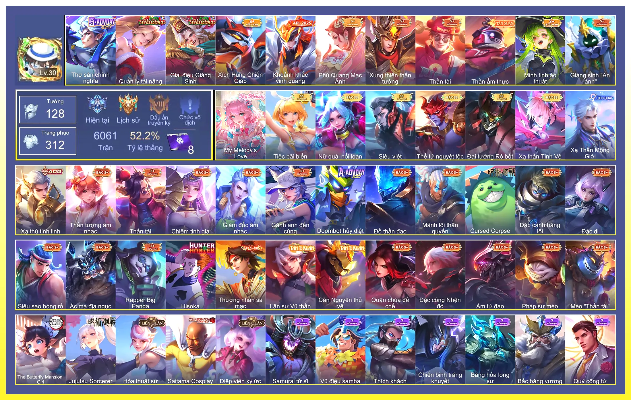 Yorn Thế Tử Nguyệt Tộc, Violet Tiệc bãi biển, Butterfly Nữ Quái Nổi Loạn, Maloch Đại Tướng Robot, Murad Siêu việt, Laville Xạ Thần Tinh Vệ…