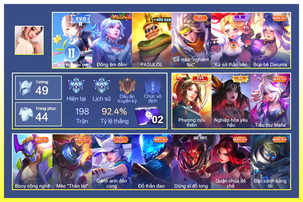 Butterfly Phượng Cửu Thiên,  Natalya nghiệp hỏa yêu hầu , Aoi Tiểu thư Mafia... TRẮNG THÔNG TIN