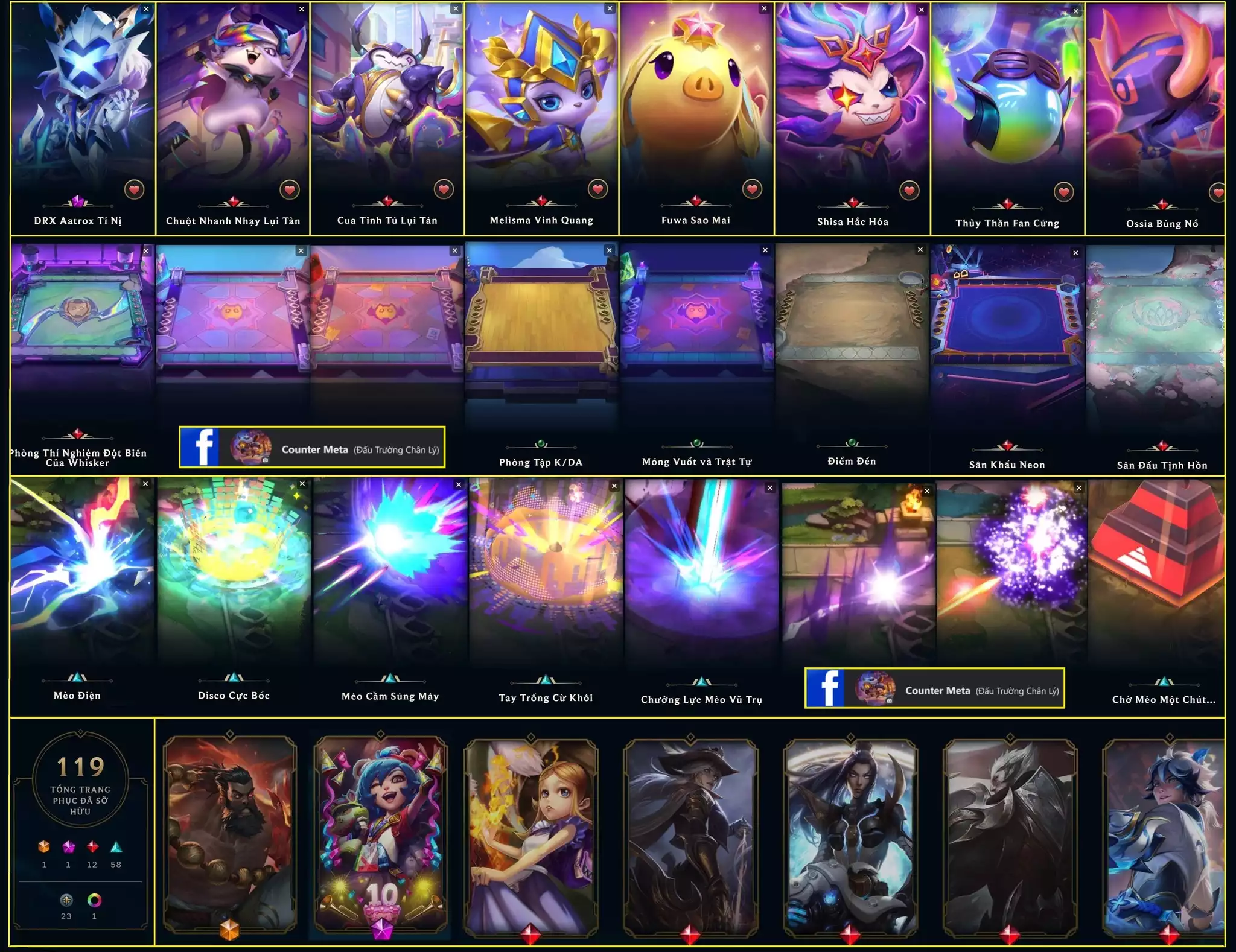 ACC TFT: PET DRX AATROX TÍ NỊ - 119 SKIN