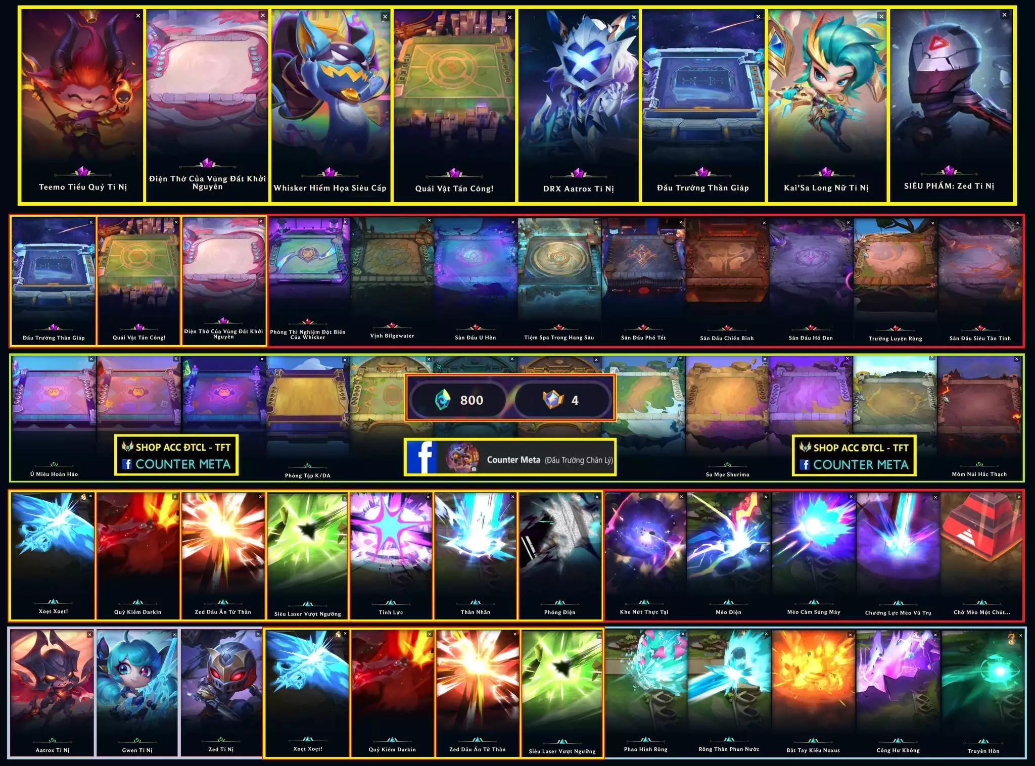 🔰 ACC VIP TFT - ĐTCL ✅ DRX AATROX TÍ NỊ ✅ TEEMO TIỂU QUỶ TÍ NỊ ✅ KAISA LONG KIẾM TÍ NỊ ✅ SIÊU PHẨM ZED TÍ NỊ ✅WHISKER HIỂM HỌA SIÊU CẤP ▶ ĐẤU TRƯỜNG THẦN GIÁP ▶ QUÁI VẬT TẤN CÔNG ▶ ĐIỆN THỜ VÙNG ĐẤT KHỞI NGUYÊN  ⬆️ AATROX TÍ NỊ ⬆️ GWEN TÍ NỊ ⬆️ ZED TÍ NỊ