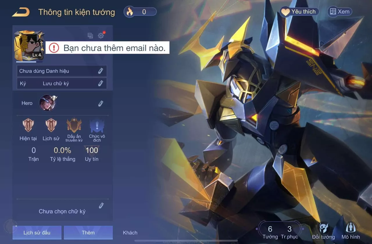 ACC REG: Triệu vân kỵ sĩ tận thế, sẵn tướng, trắng thông tin, free đổi tên… bao banbao back