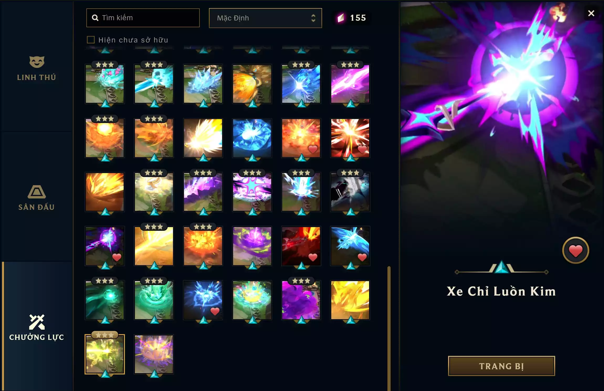 Ảnh 🔰 ACC VIP TFT - ĐẤU TRƯỜNG CHÂN LÝ 💎 10 PET TÍM 💎 2 SÀN TÍM 💎 15 PET TÍ NỊ THƯỜNG ✅  480 SKIN LOL