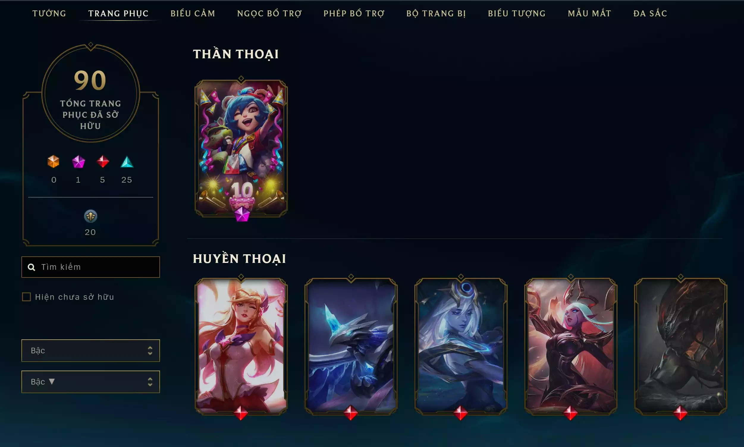 Ảnh 🔰 PET TÍM ▶ LEESIN LONG CƯỚC TÍ NỊ ▶ ASHE LONG TIỄN TÍ NỊ ⬆️ TRANG PHỤC - 90 SKIN🍁 UNRANK ️🍁 CÓ THẺ ĐỔI TÊN INGAME