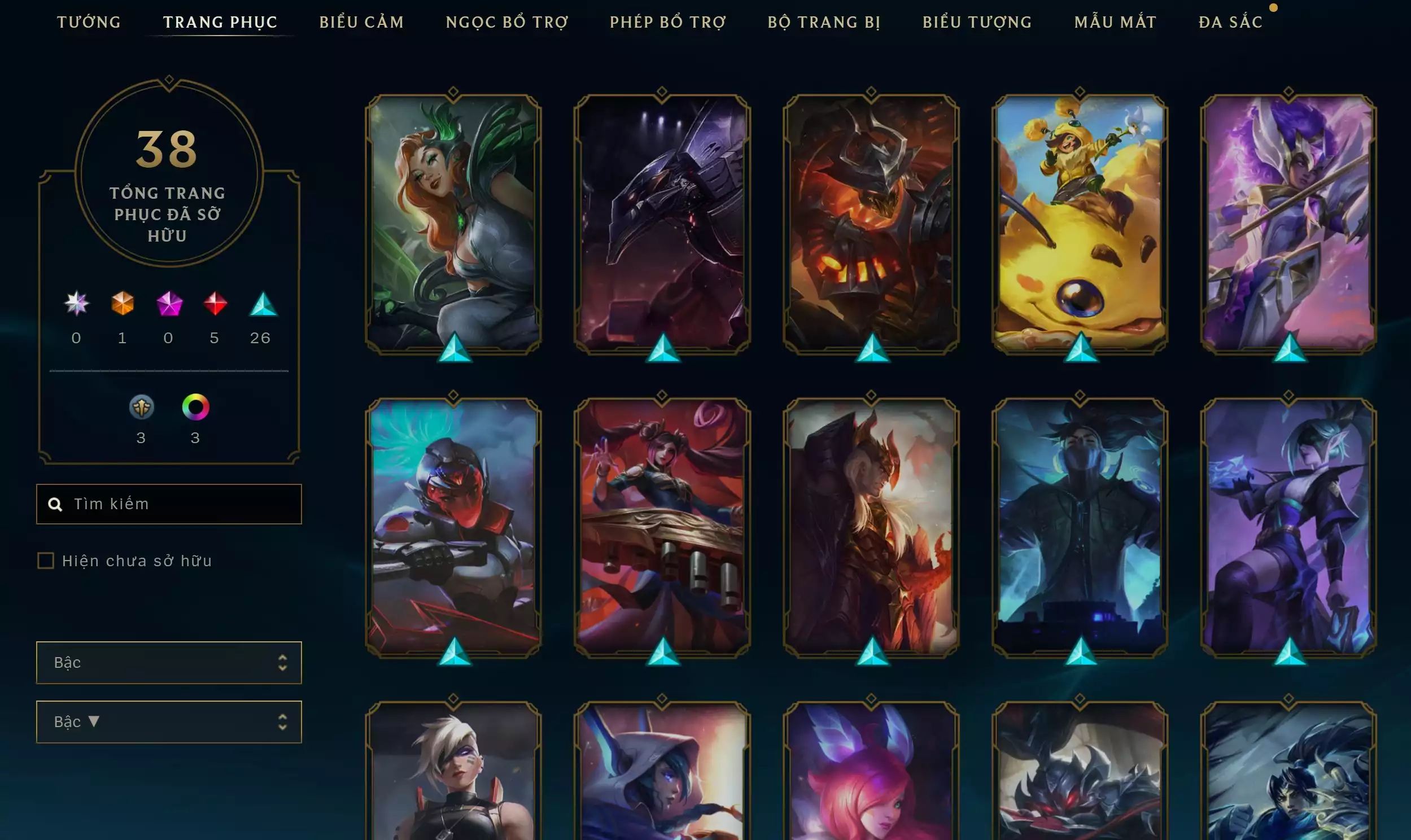 Ảnh 🔰 PET TÍM ✅ GWEN TỬ CHỈ DƯƠNG KHÍ TÍ NỊ ▶ GWEN TÍ NỊ ▶ AKALI TÍ NỊ ⬆️ TRANG PHỤC - 38 SKIN ✅ 3 BỘ CHƯỞNG TÍ NỊ - CỰC ĐẸP ➡️ CHƯỞNG - XOẸT XOẸT 🌠 SÁT CHIÊU HOÀN HẢO 🌠 - SÁT CHIÊU HOÀN HẢO VỆ BINH TINH TÚ 🍁 Vàng IV  ️🍁 CÓ THẺ ĐỔI TÊN INGAME