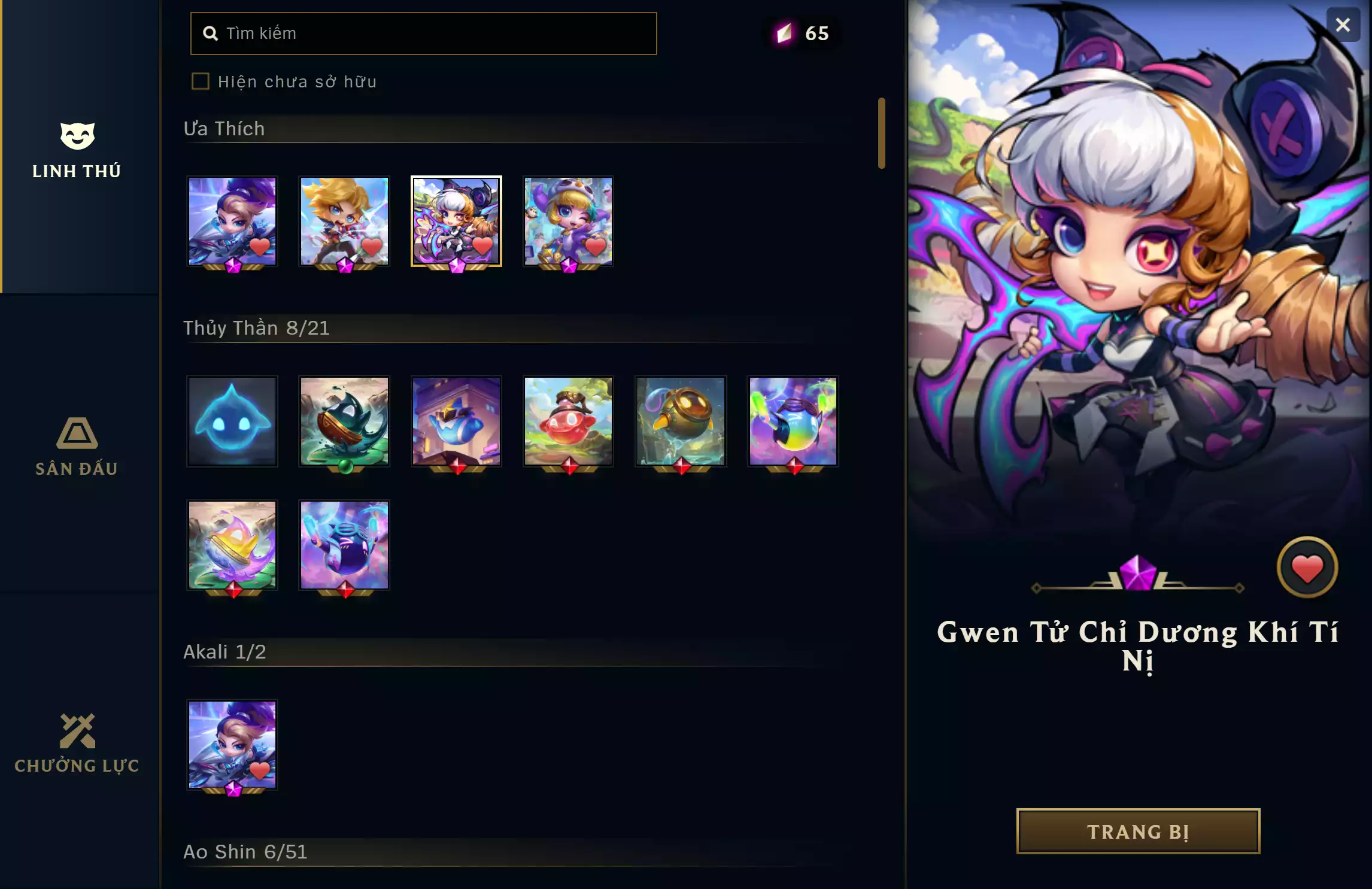 Ảnh ▶ GWEN TỬ CHỈ DƯƠNG KHÍ TÍ NỊ ▶ AKALI ALL OUT K/DA TÍ NỊ ▶ EZREAL HỌC VIỆN CHIẾN BINH ▶ TRISTANA PHÁO THỦ PENGU TÍ Nị ✅ CHƯỞNG LỰC LIMIT (CỰC HIẾM) - ARCANE TRIỆU HỒI: TIBBERS FAN CỨNG - HÀNG HIỆU 🍁 UNRANK ️🍁 CÓ THẺ ĐỔI TÊN INGAME