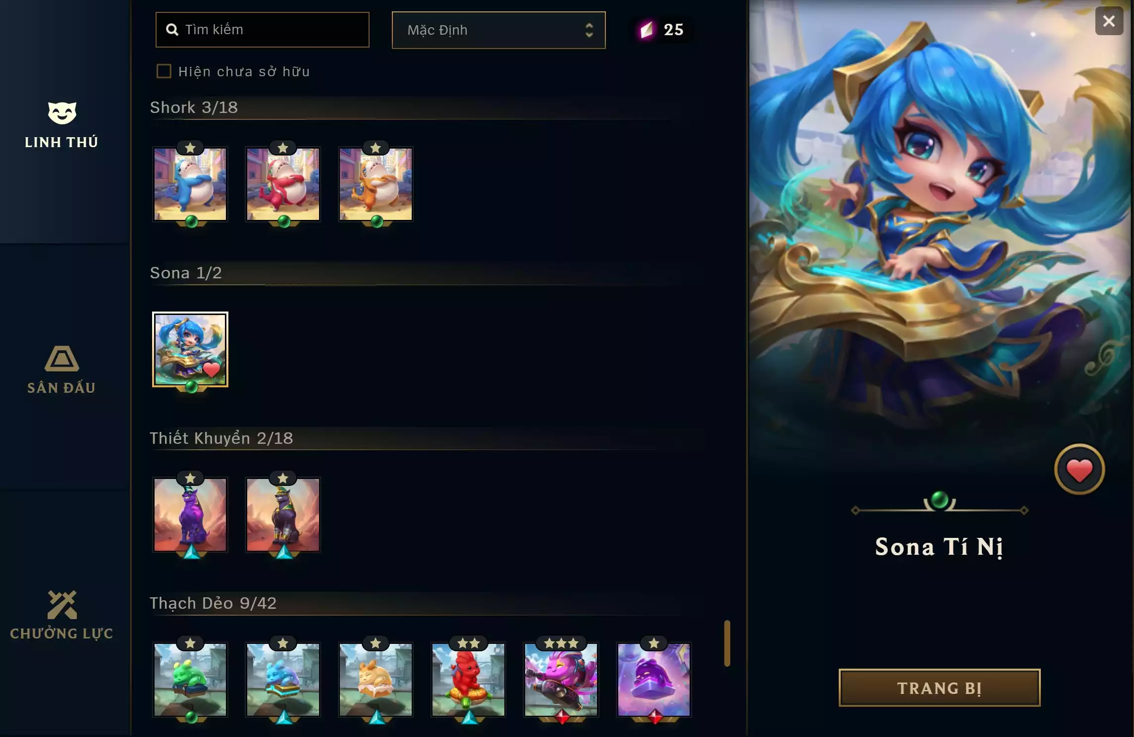 Ảnh 🔰 COMBO PET SÀN VIP ✅SIÊU PHẨM ZED TÍ NỊ ✅ AOSHIN LƯỚT SÓNG ✅ PENGU LUYỆN RỒNG ✅ ZED TÍ NỊ ✅ SONA TÍ NỊ ✅ YASUO TÍ NỊ ⬆️ SÀN - K/DA TẠI ĐỒNG QUY GIỚI ⬆️ 5 SÀN ĐẤU ĐỎ CỰC ĐẸP 🔰 4 HUY CHƯƠNG THẦN THOẠI ⬆️ 400 PHA LÊ XỨ SỞ 🍁 UNRANK 🍁 CÓ THẺ ĐỔI TÊN INGAME