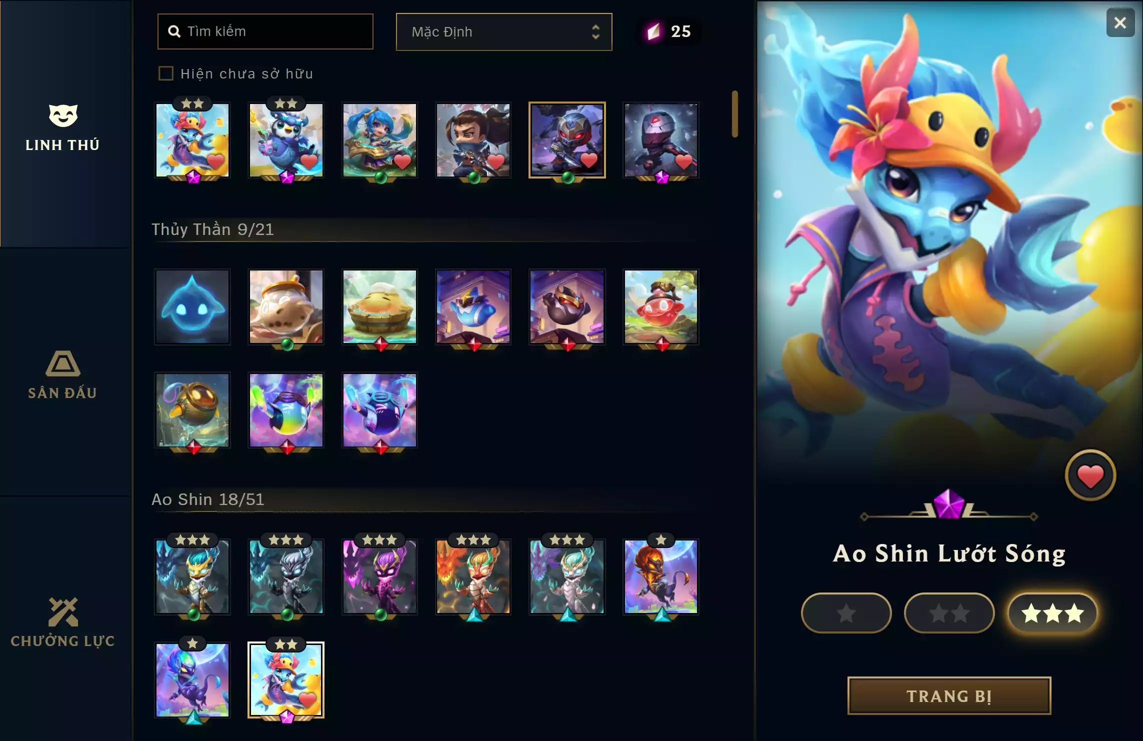 Ảnh 🔰 COMBO PET SÀN VIP ✅SIÊU PHẨM ZED TÍ NỊ ✅ AOSHIN LƯỚT SÓNG ✅ PENGU LUYỆN RỒNG ✅ ZED TÍ NỊ ✅ SONA TÍ NỊ ✅ YASUO TÍ NỊ ⬆️ SÀN - K/DA TẠI ĐỒNG QUY GIỚI ⬆️ 5 SÀN ĐẤU ĐỎ CỰC ĐẸP 🔰 4 HUY CHƯƠNG THẦN THOẠI ⬆️ 400 PHA LÊ XỨ SỞ 🍁 UNRANK 🍁 CÓ THẺ ĐỔI TÊN INGAME