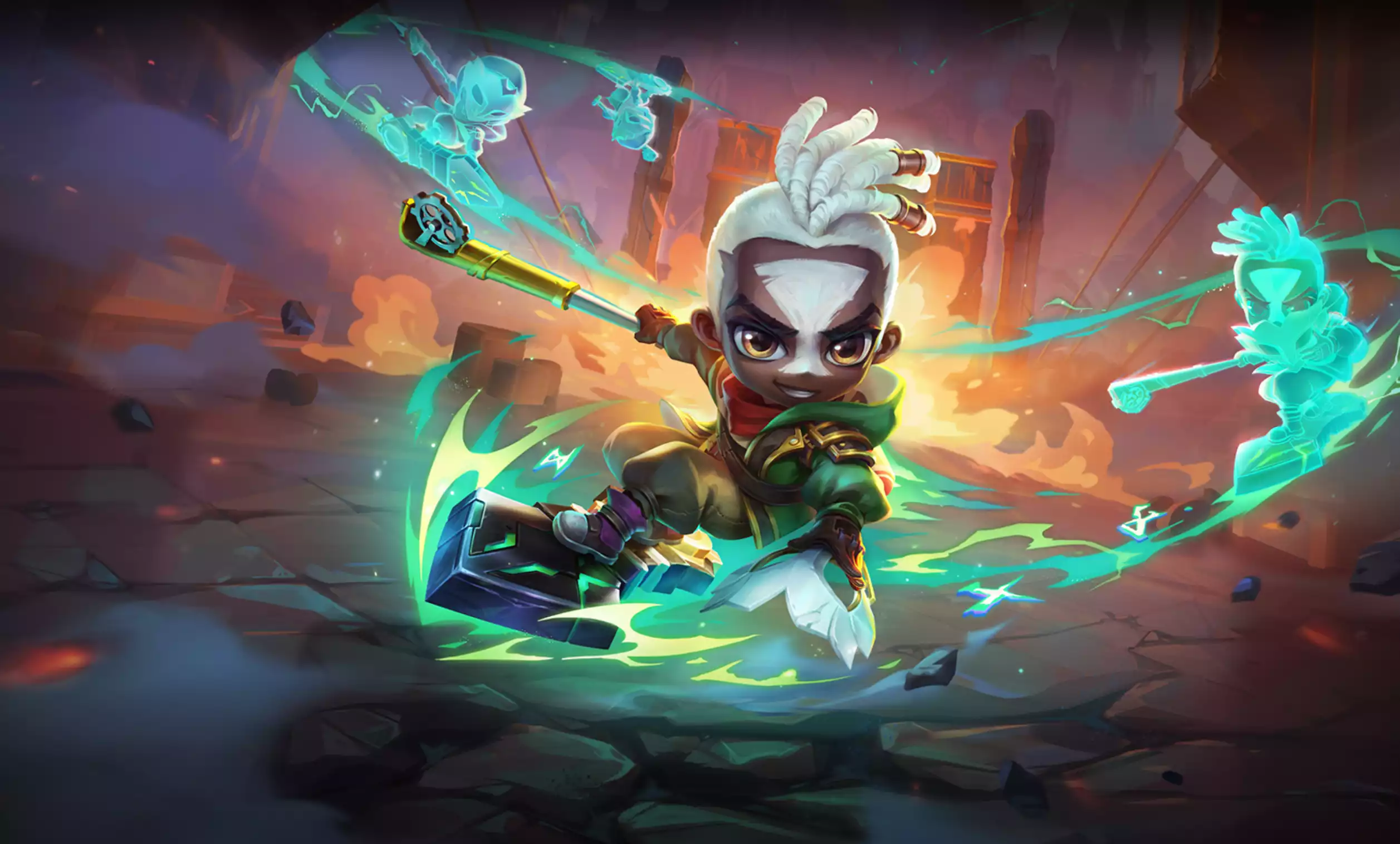Ảnh 🔰 PET TÍM - EKKO THỦ LĨNH ÁNH LỬA TÍ NỊ ⬆️ TRẮNG THÔNG TIN