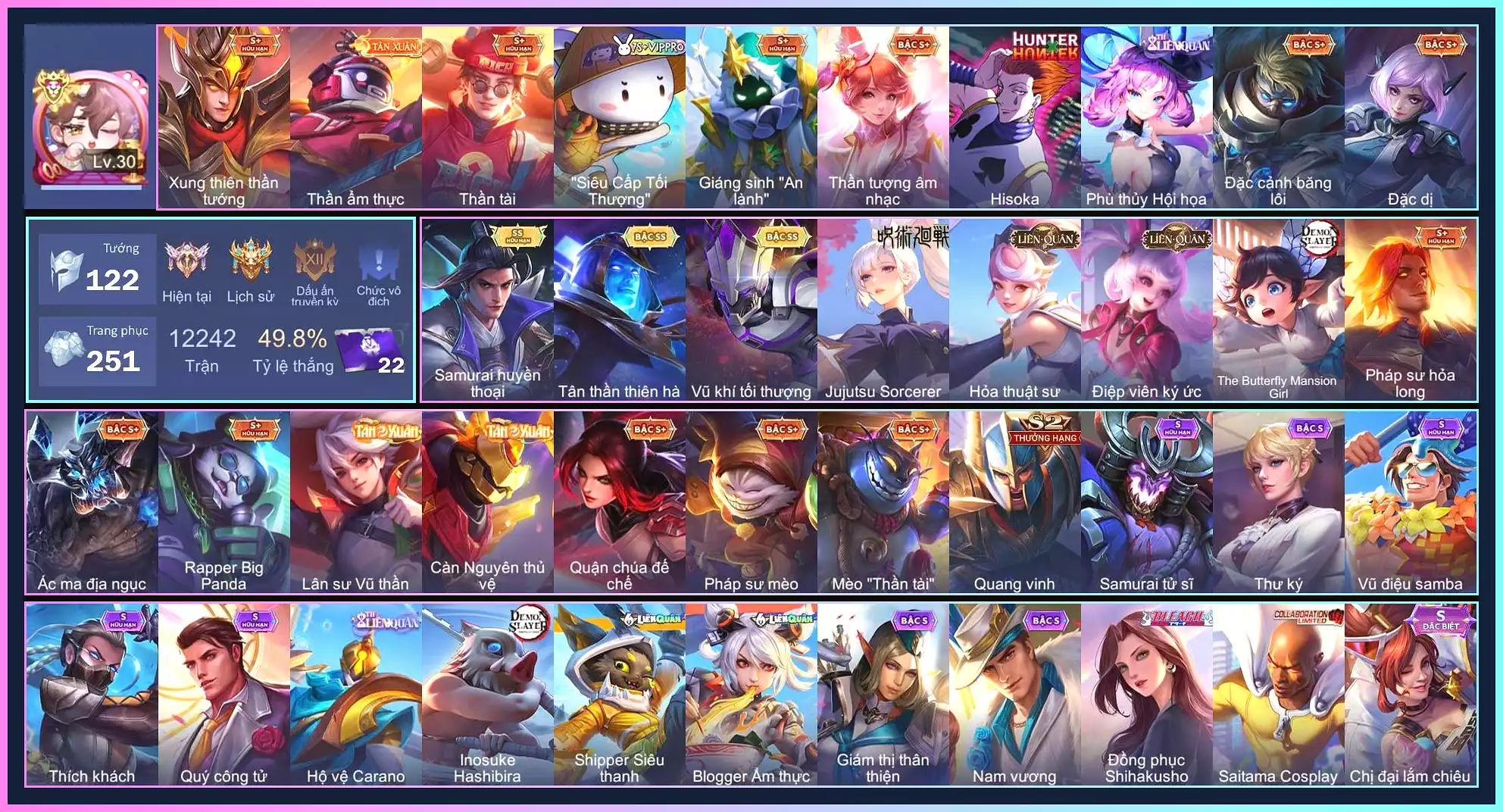 Ảnh Ryoma samurai,Tulen tân thần…Trắng thông tin không liên kết