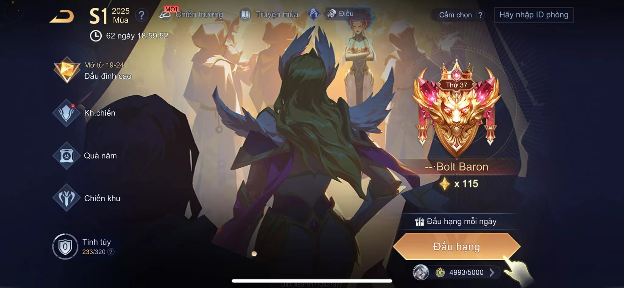 Ảnh (VIP 10 - 410K QH) FULL SKIN LIÊN QUÂN, 21 ẤN, MÁC THÁCH ĐẤU, 2 CỤC TÍM, ĐỔI ĐƯỢC AVATAR, GIAO DỊCH AN TOÀN, BẢO HÀNH ĐẦY ĐỦ