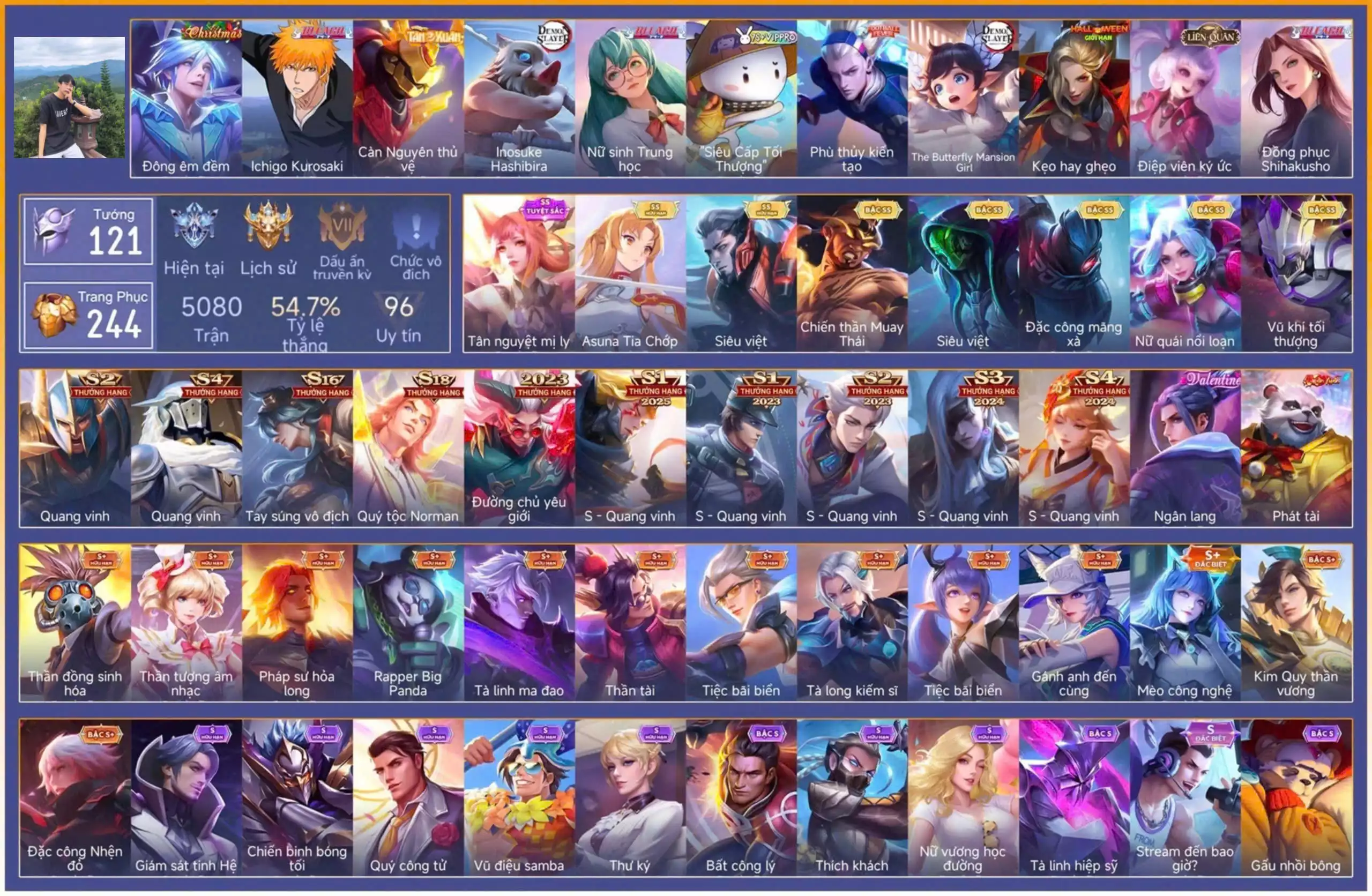 Butterfly Asuna Tia chớp, Valhein Vũ khí tối thượng, Butterfly Nữ Quái Nổi Loạn, Butterfly Asuna Tia chớp, Murad Siêu việt, Raz Chiến thần Muay Thái, Raz Siêu việt, Quillen Đặc công mãng xà ...
