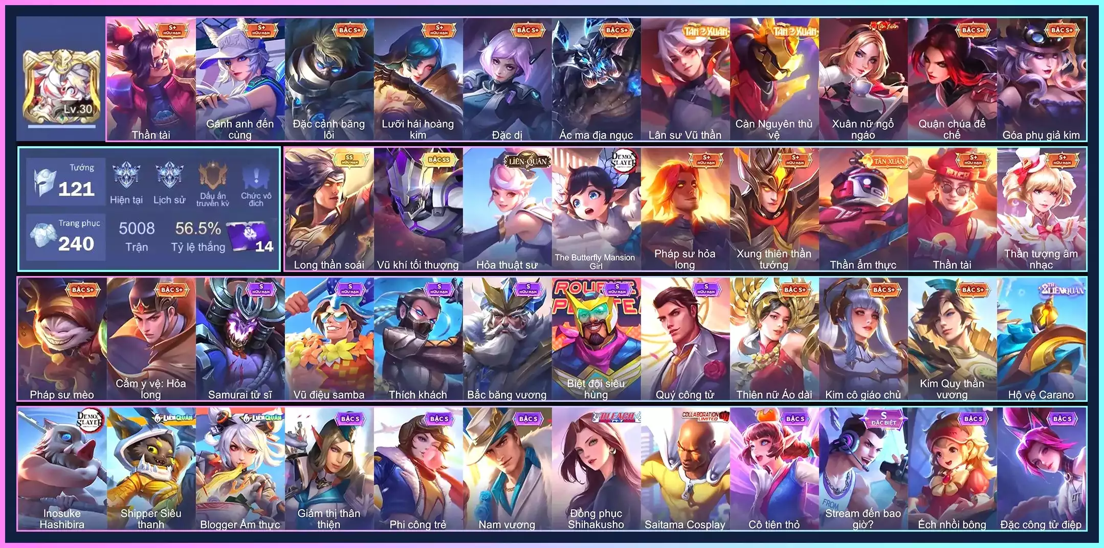 Yorn long thần soái…