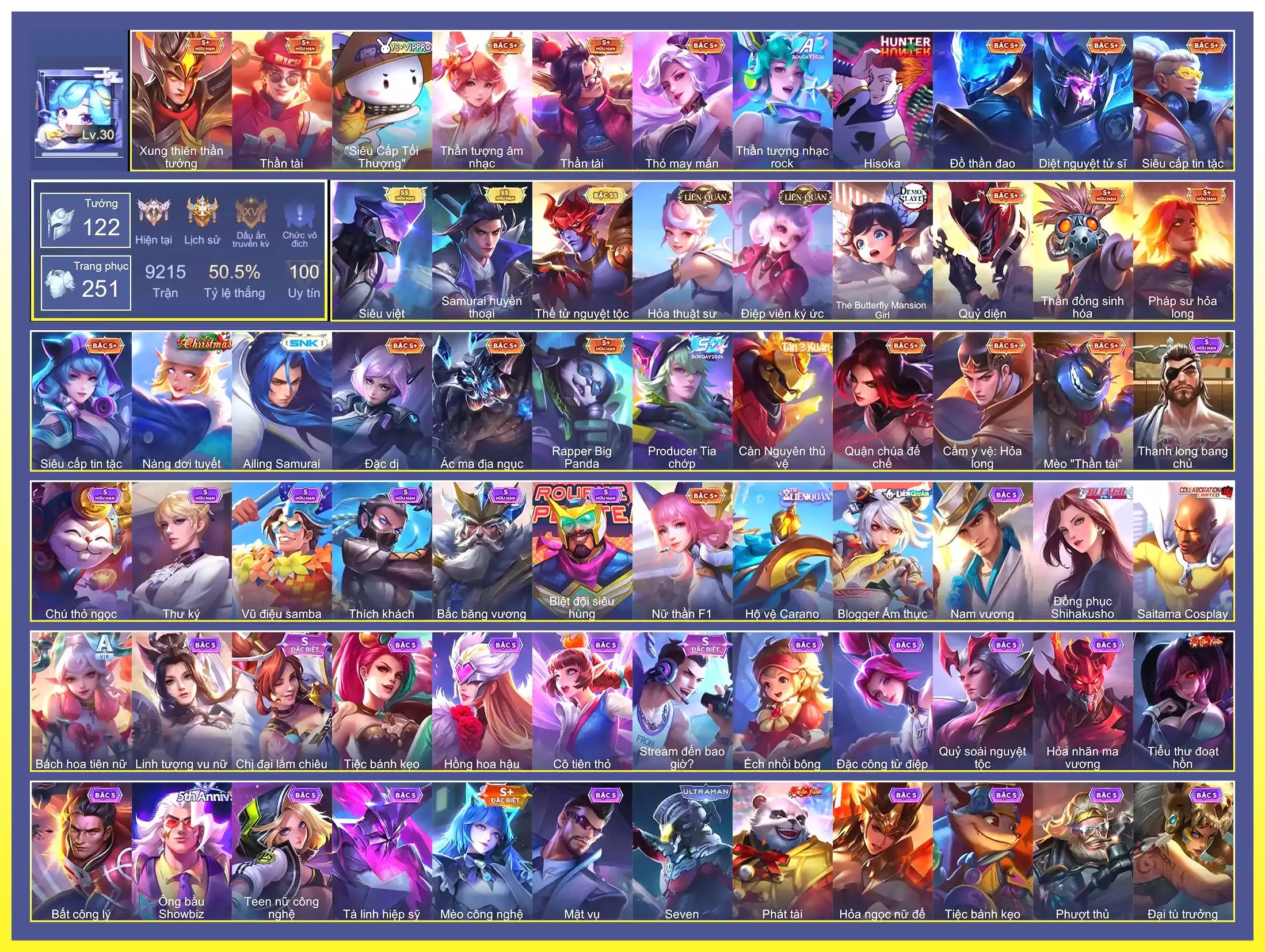 Ryoma samurai,Zephzy siêu việt…